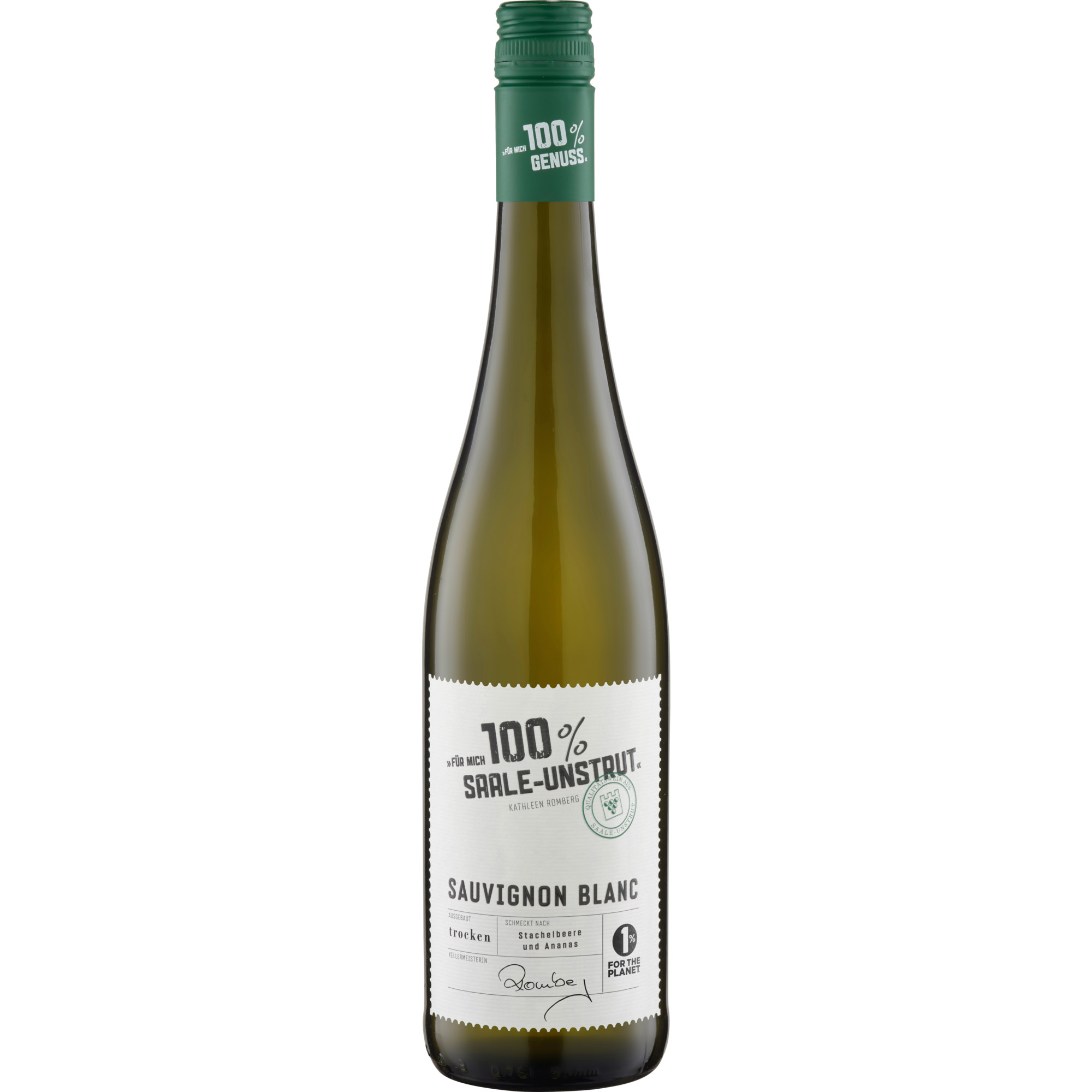 Für mich 100% Sauvignon Blanc, Trocken, Saale-Unstrut, Saale-Unstrut, 2023, Weißwein