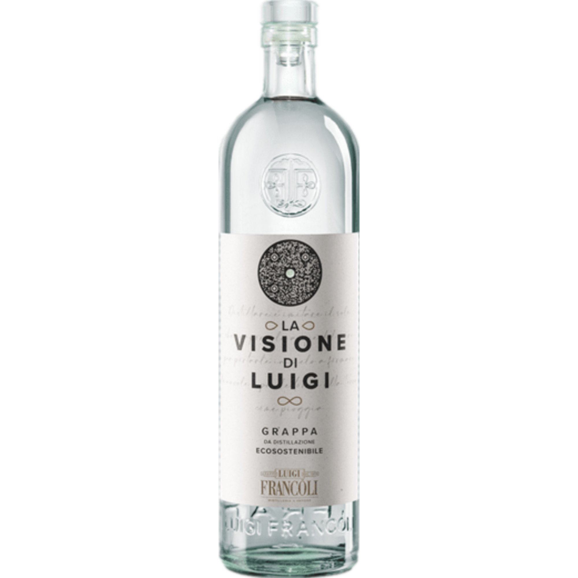 Luigi Francoli Grappa La Visione di Luigi, 40% Vol, 0,7L, Spirituosen - Spirituosen