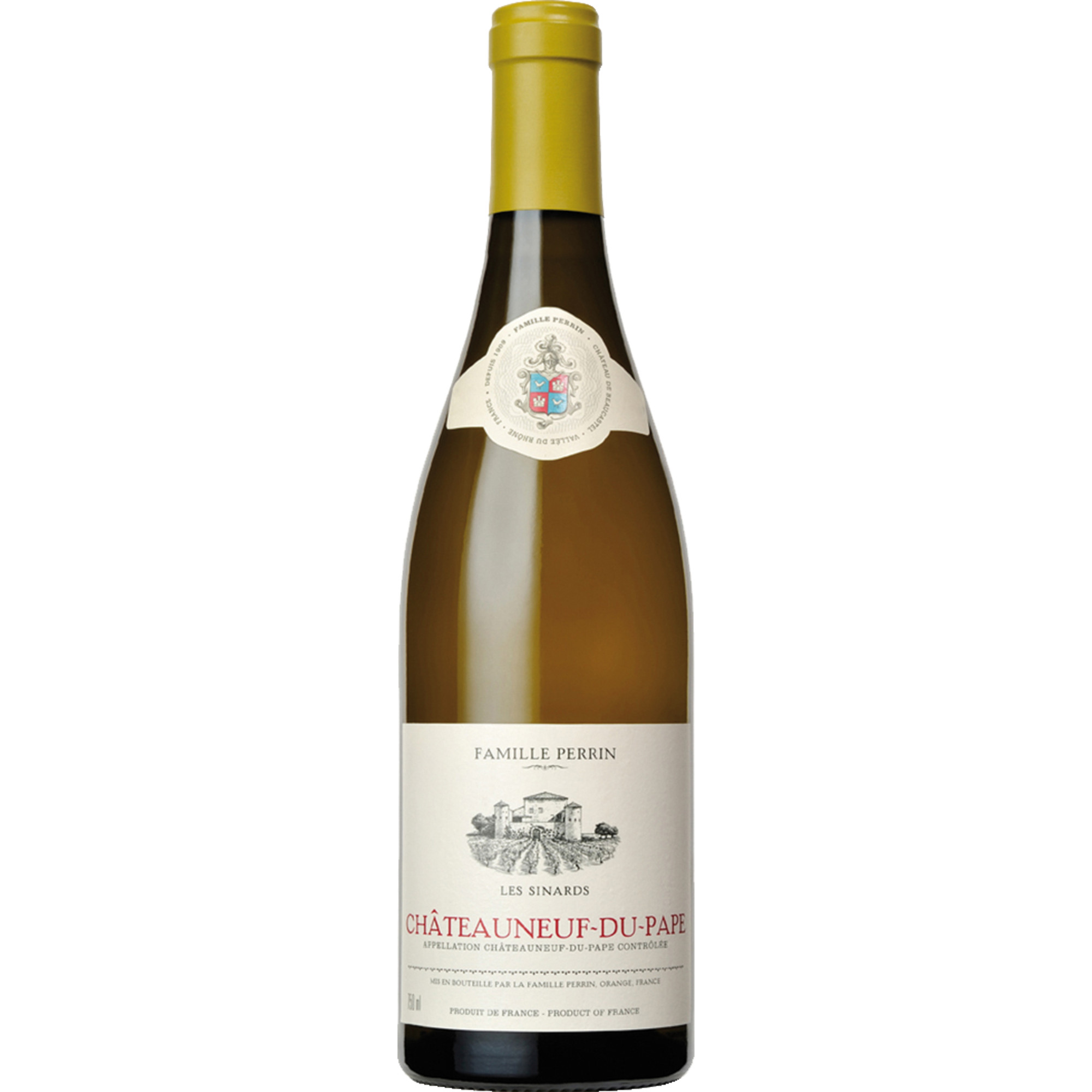 Famille Perrin Les Sinards Châteauneuf Du Pape, Châteauneuf-du-Pape AOP, Rhône, 2023, Weißwein