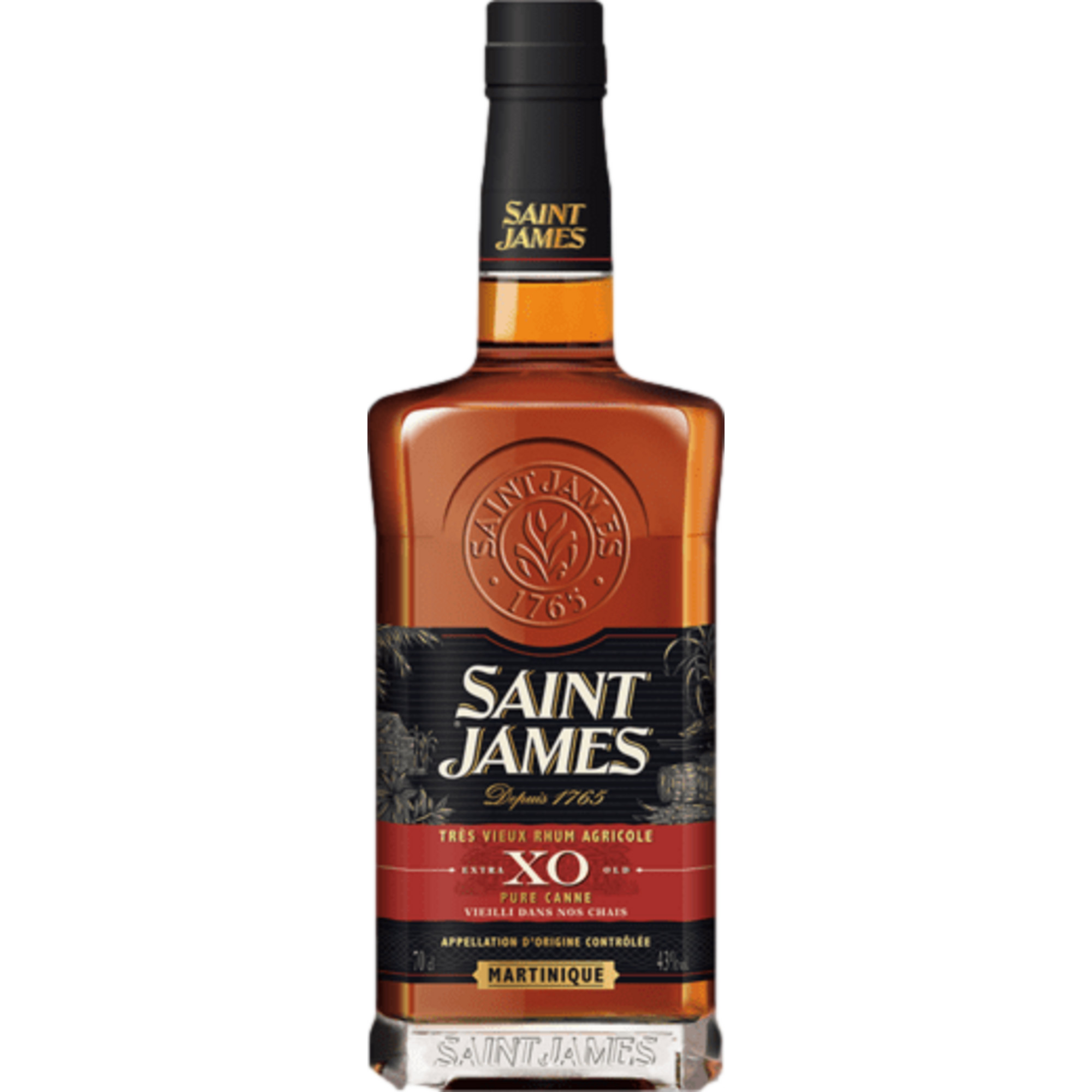 Saint James XO Rum, 43% Vol, 0,7L, Spirituosen - Spirituosen