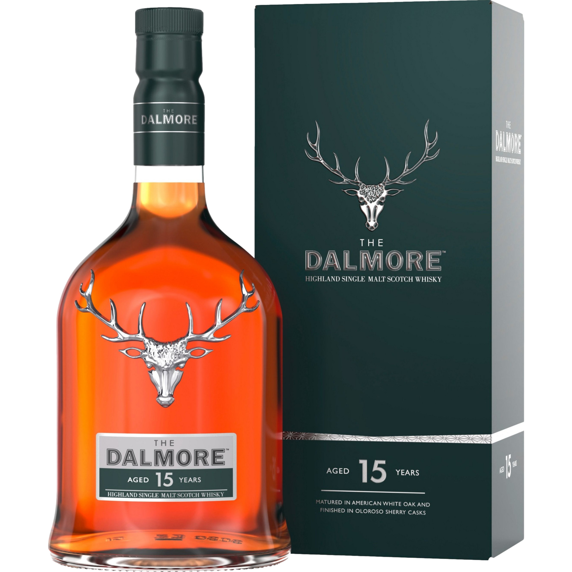 The Dalmore Highland Single Malt 15 Years, Scotch Whisky, 0,7 L, 40% Vol., Spirituosen