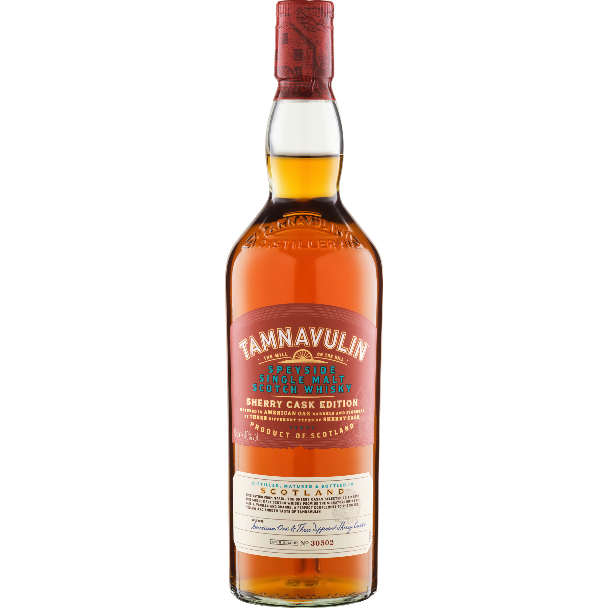 Tamnavulin Sherry Cask Speyside Single Malt, Scotch Whisky, 0,7 L, 40% Vol., Spirituosen - Spirituosen