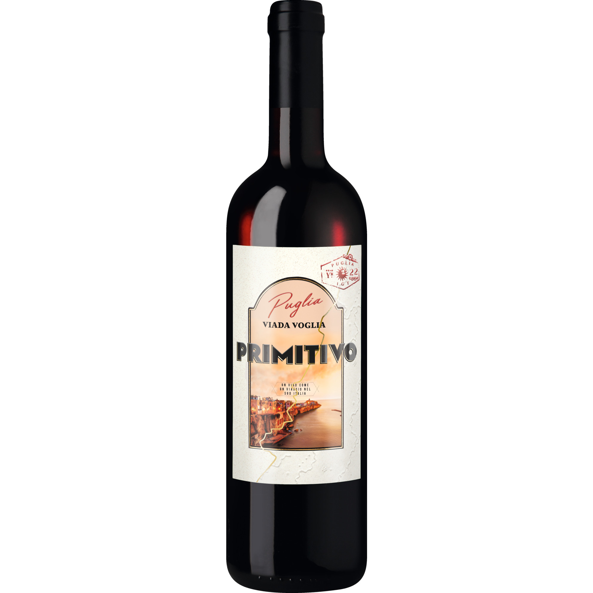 Viada Voglia Primitivo, Puglia IGP, Apulien, 2024, Rotwein
