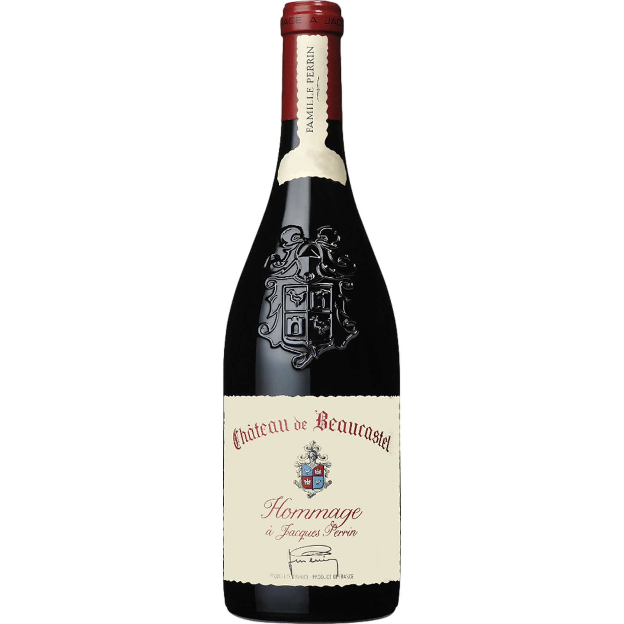 Château de Beaucastel Hommage à Jacques Perrin, Châteauneuf-du-Pape AOP, Rhône, 2021, Rotwein