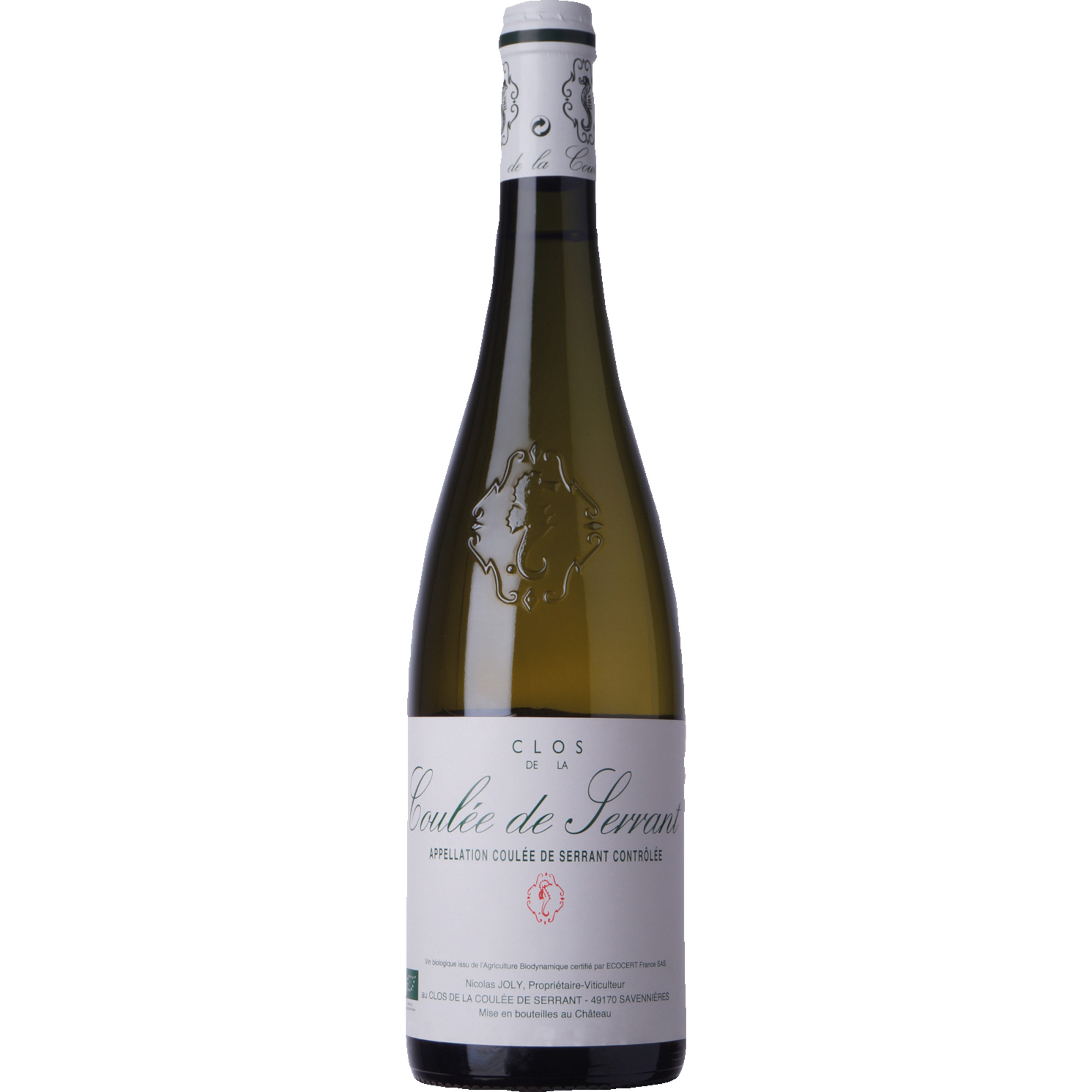 Clos de la Coulée de Serrant, Coulée de Serrant, Loire, 2023, Weißwein