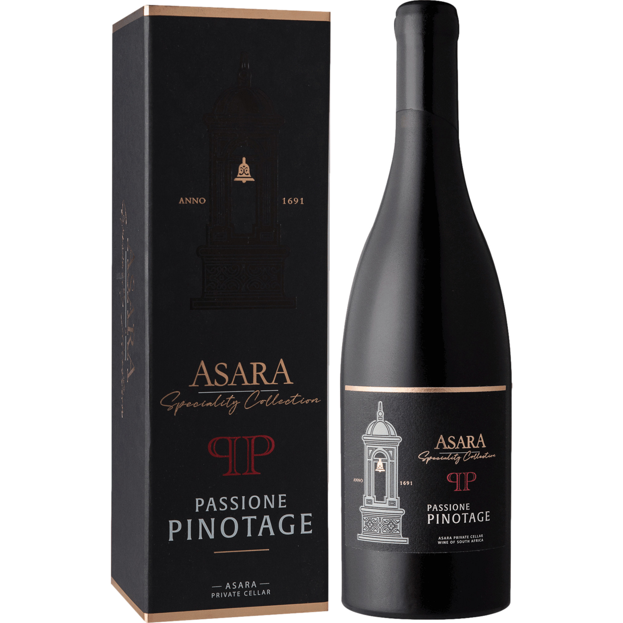 Asara Passione Pinotage, WO Stellenbosch, Western Cape, 2022, Rotwein
