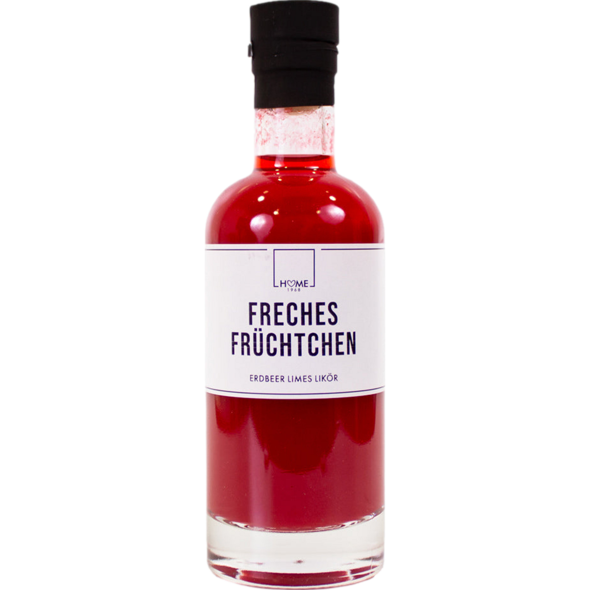 Image of Home 1968 Erdbeer Limes Likör "Freches Früchtchen", Deutschland, 0,2 L, 16% Vol., Spirituosen