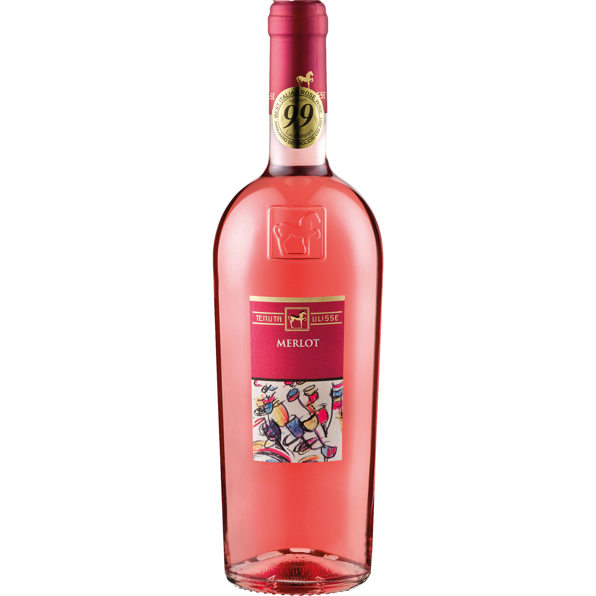 Ulisse Merlot Rosato, Terre di Chieti IGP, Abruzzen, 2025, Roséwein
