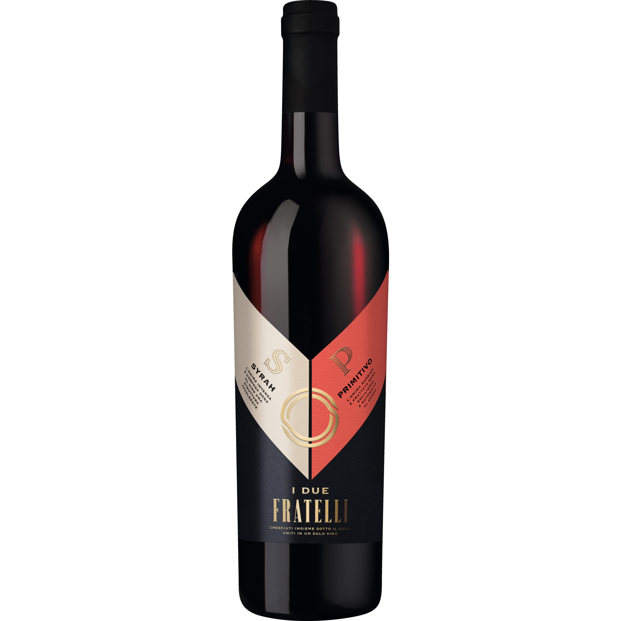 I Due Fratelli Syrah Primitivo, Puglia IGP, Apulien, 2025, Rotwein