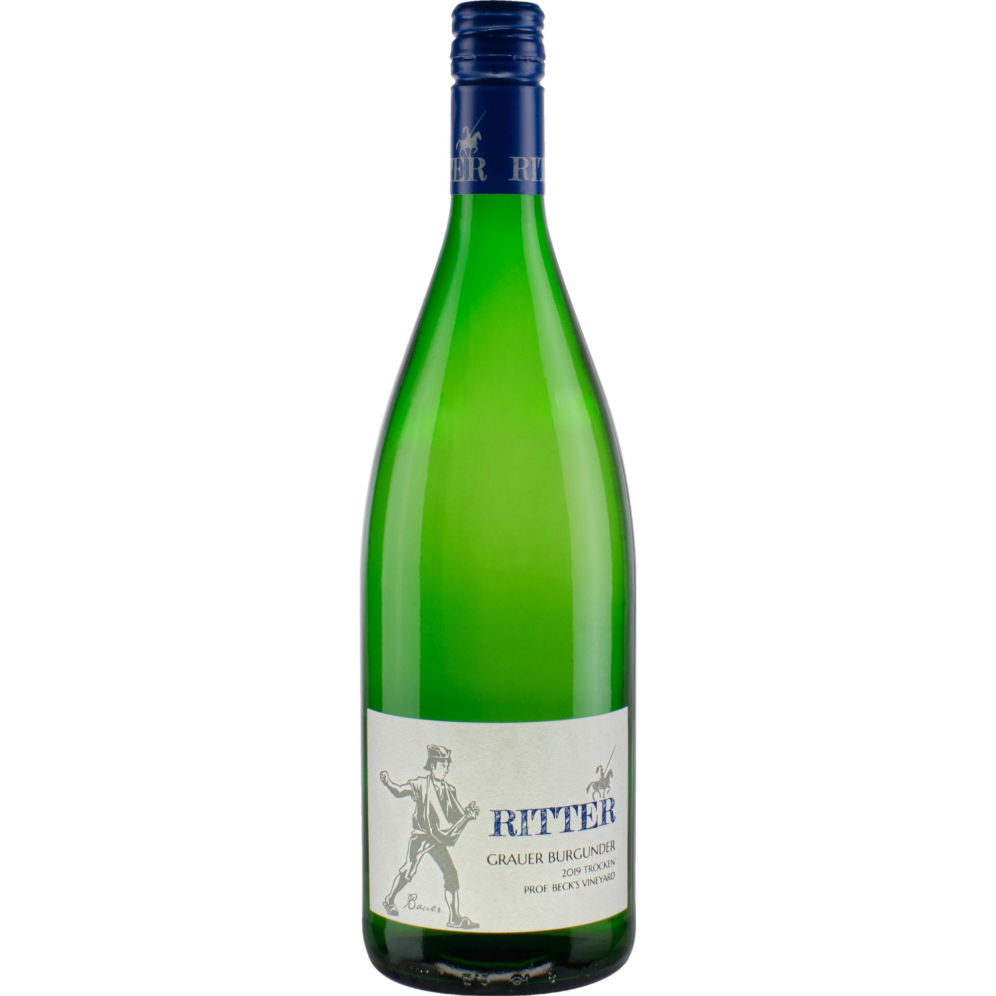 Ritter Prof. Beck's Vineyard Grauer Burgunder, Trocken, Nahe, 1,0 Liter, Nahe, 2024, Weißwein