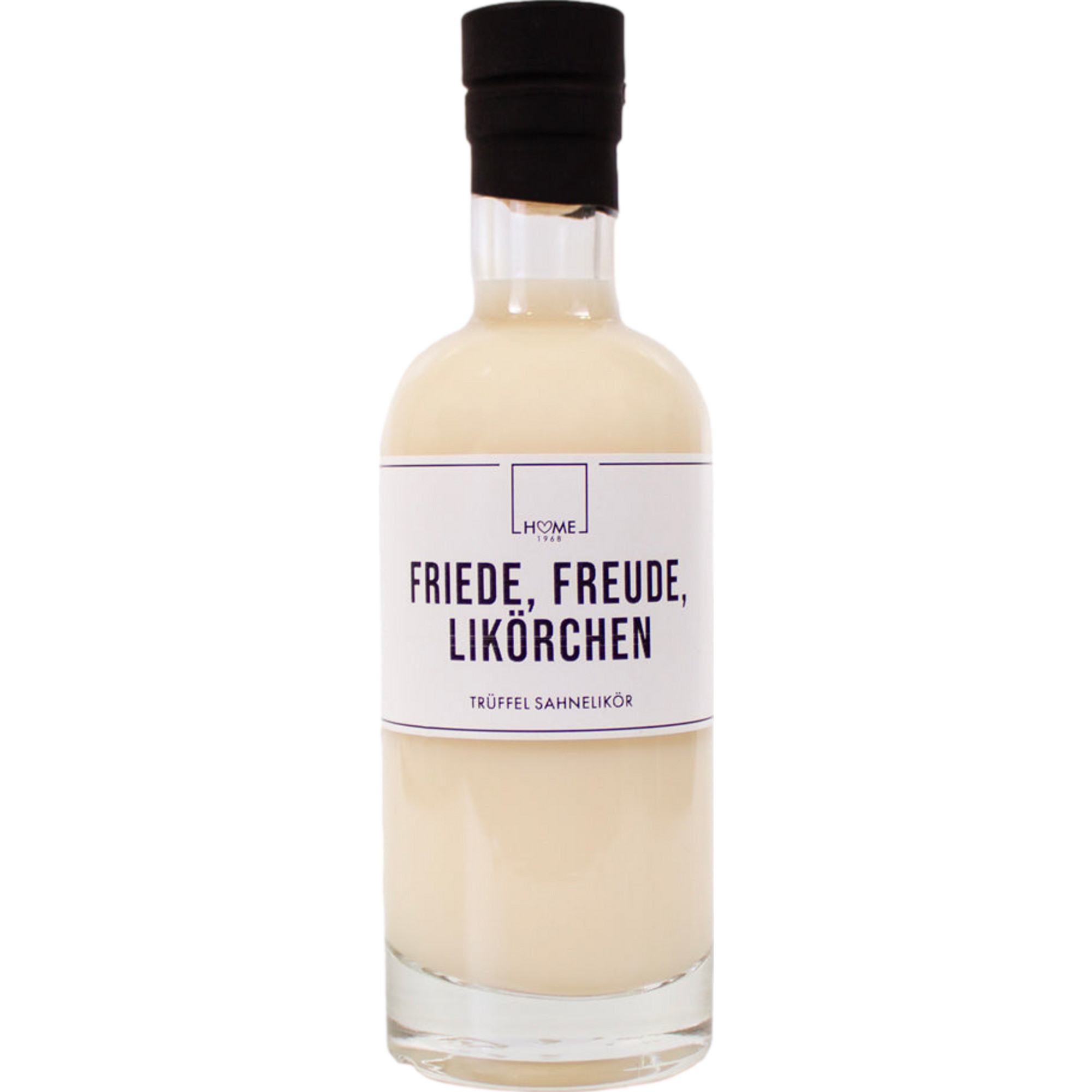Home 1968 Friede, Freude, Likörchen, Trüffel Sahnelikör, 0,2 L, 17% Vol., Spirituosen
