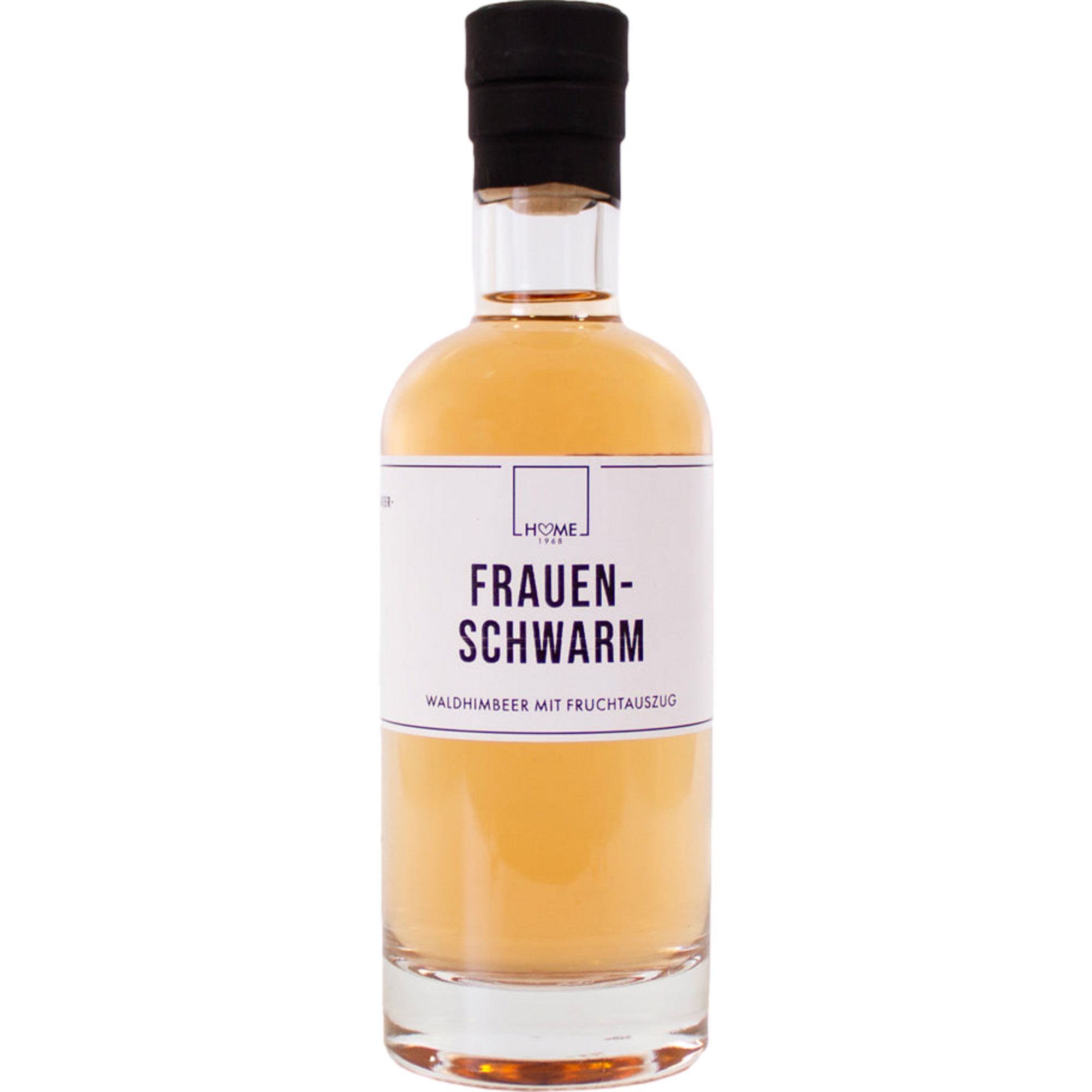 Home 1968 Frauenschwarm Likör, Waldhimbeer mit Fruchtauszug, 0,2 L, 38% Vol., Spirituosen