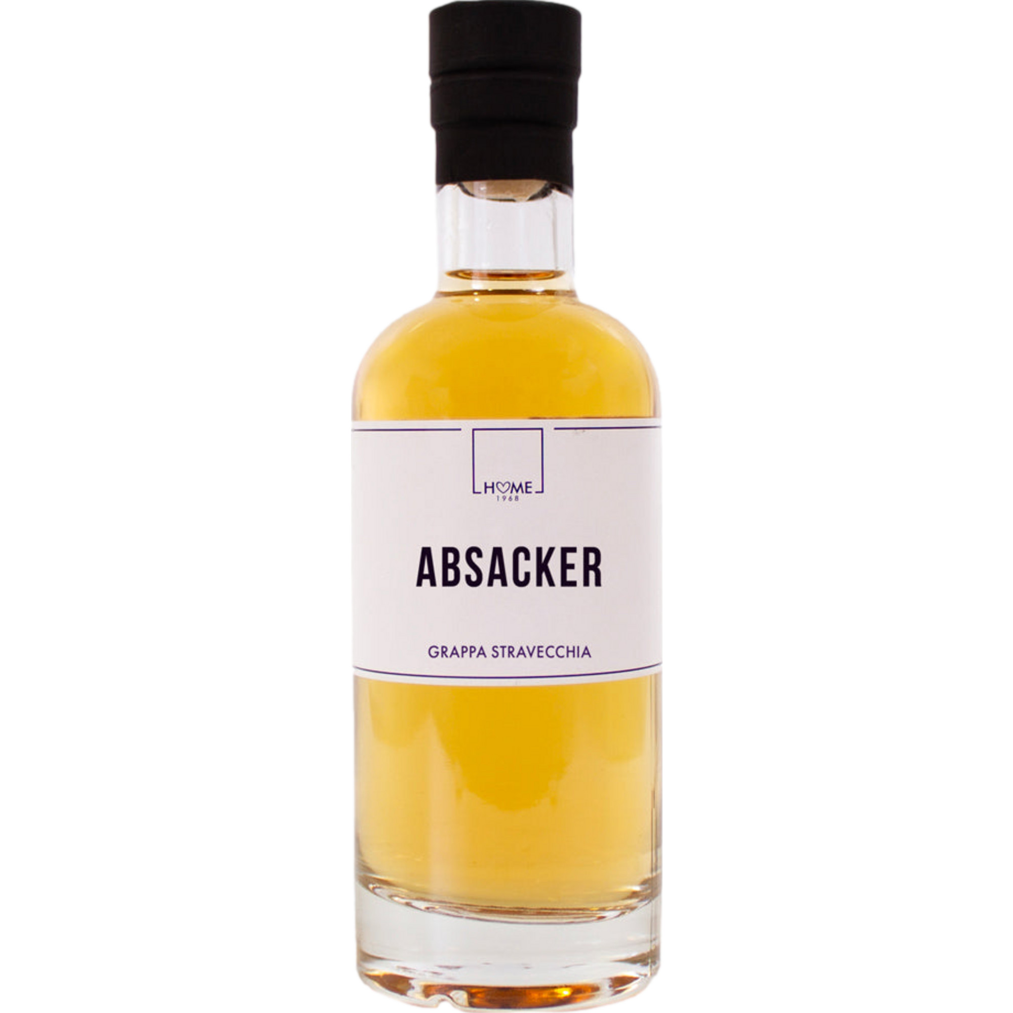 Home 1968 Absacker Grappa Stravecchia, 0,2 L, 40% Vol., Spirituosen