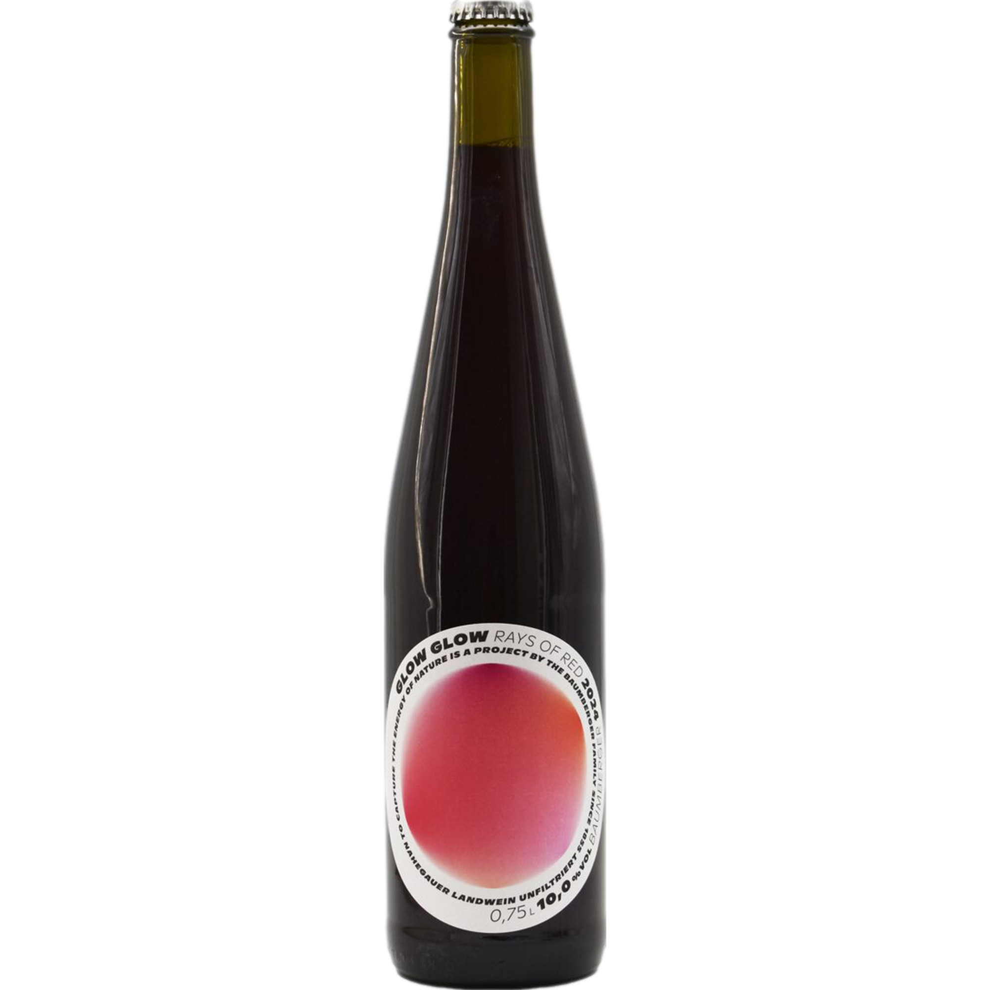 Glow Glow Rays of Red Bio, Trocken, Nahe, Nahe, 2024, Rotwein