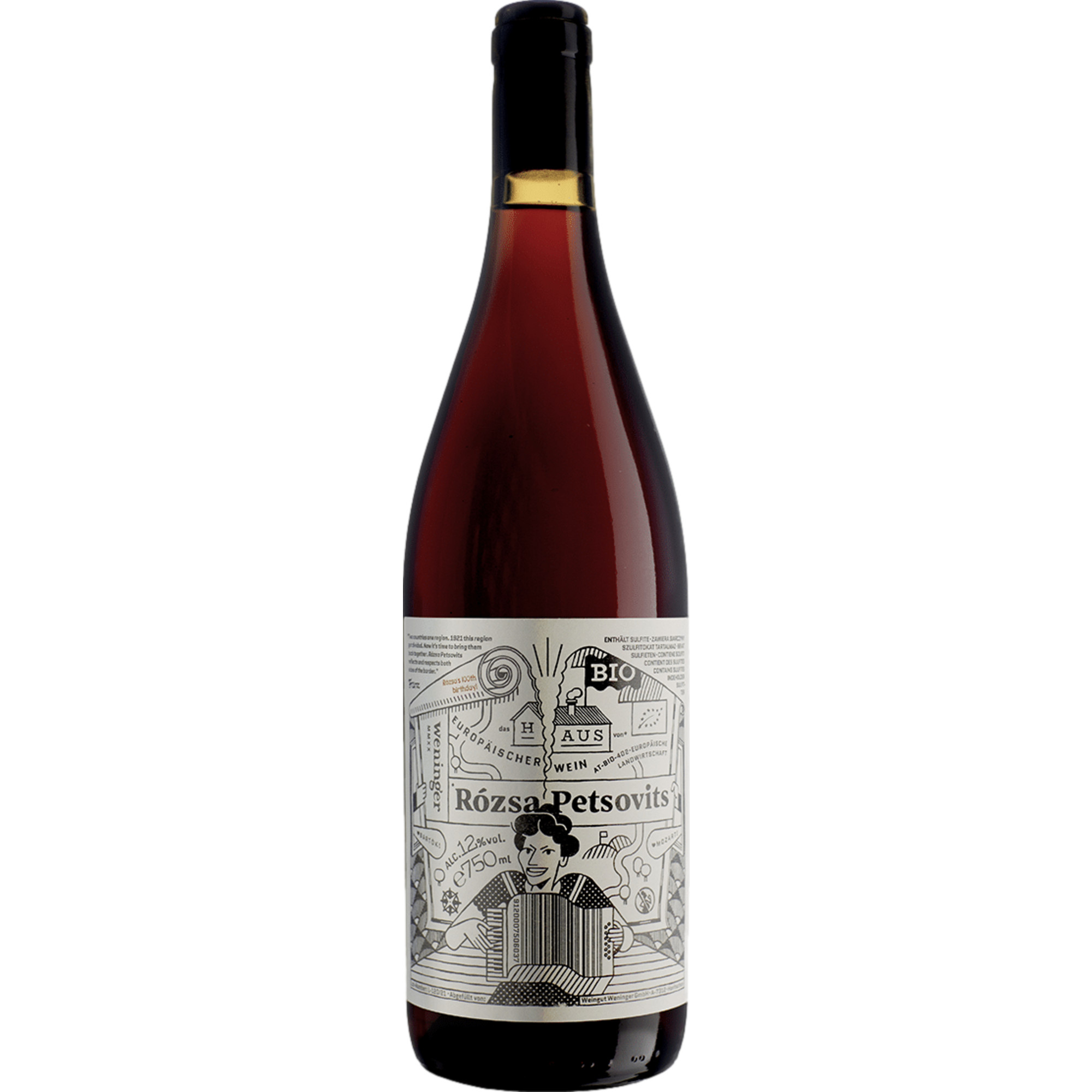 Weninger Rózsa Petsovits Bio, Trocken, Burgenland, Burgenland, 2022, Roséwein