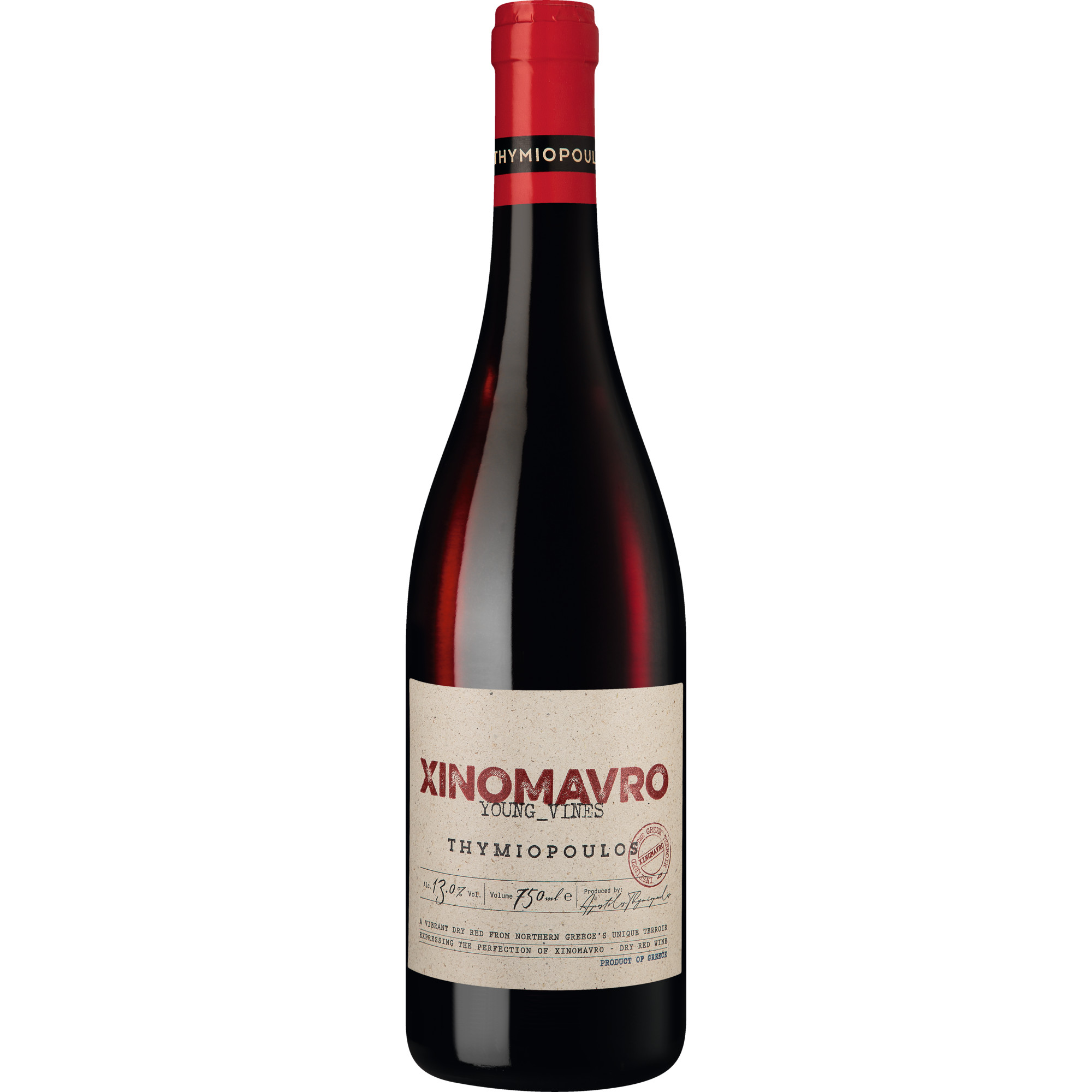 Young Vines Xinomavro, Macedonia PGI, Mazedonien, 2024, Rotwein