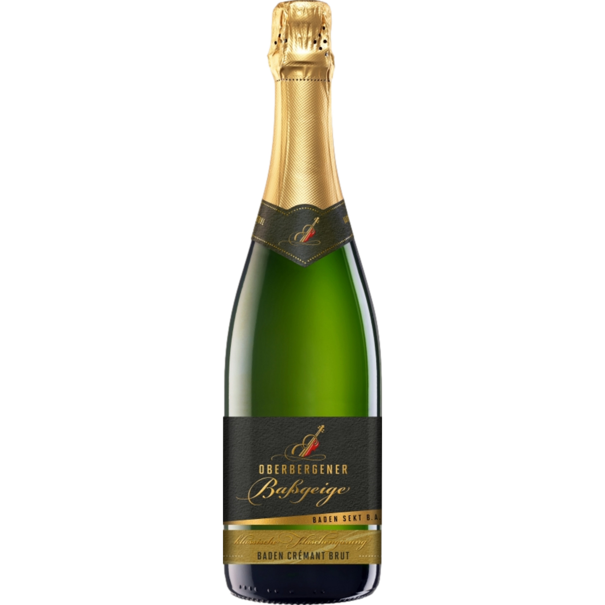 Oberbergener Baßgeige Crémant, Brut, Baden, Baden, 2022, Schaumwein - Sekt & Crémant