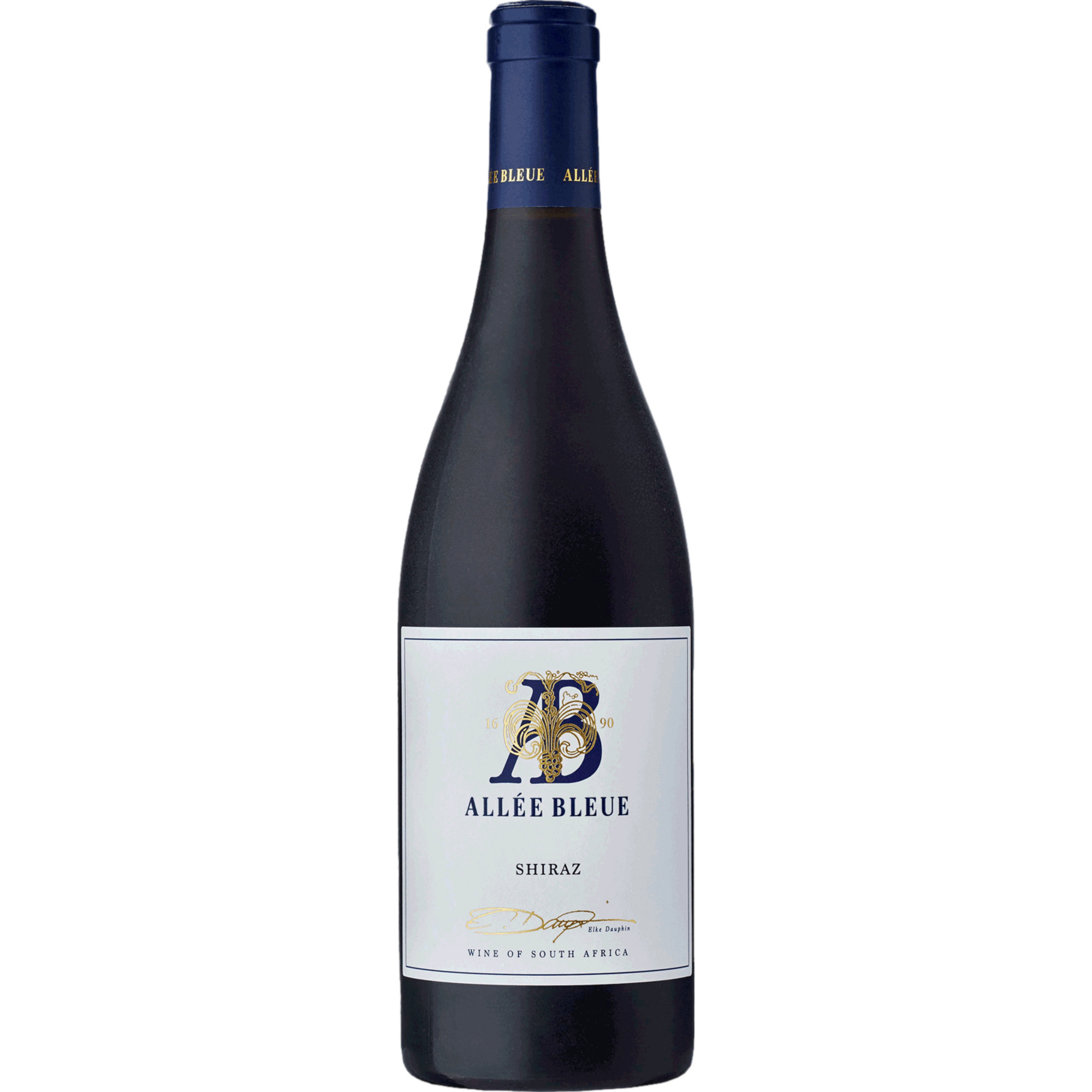 Allée Bleue Shiraz, WO Franschhoek, Western Cape, 2025, Rotwein