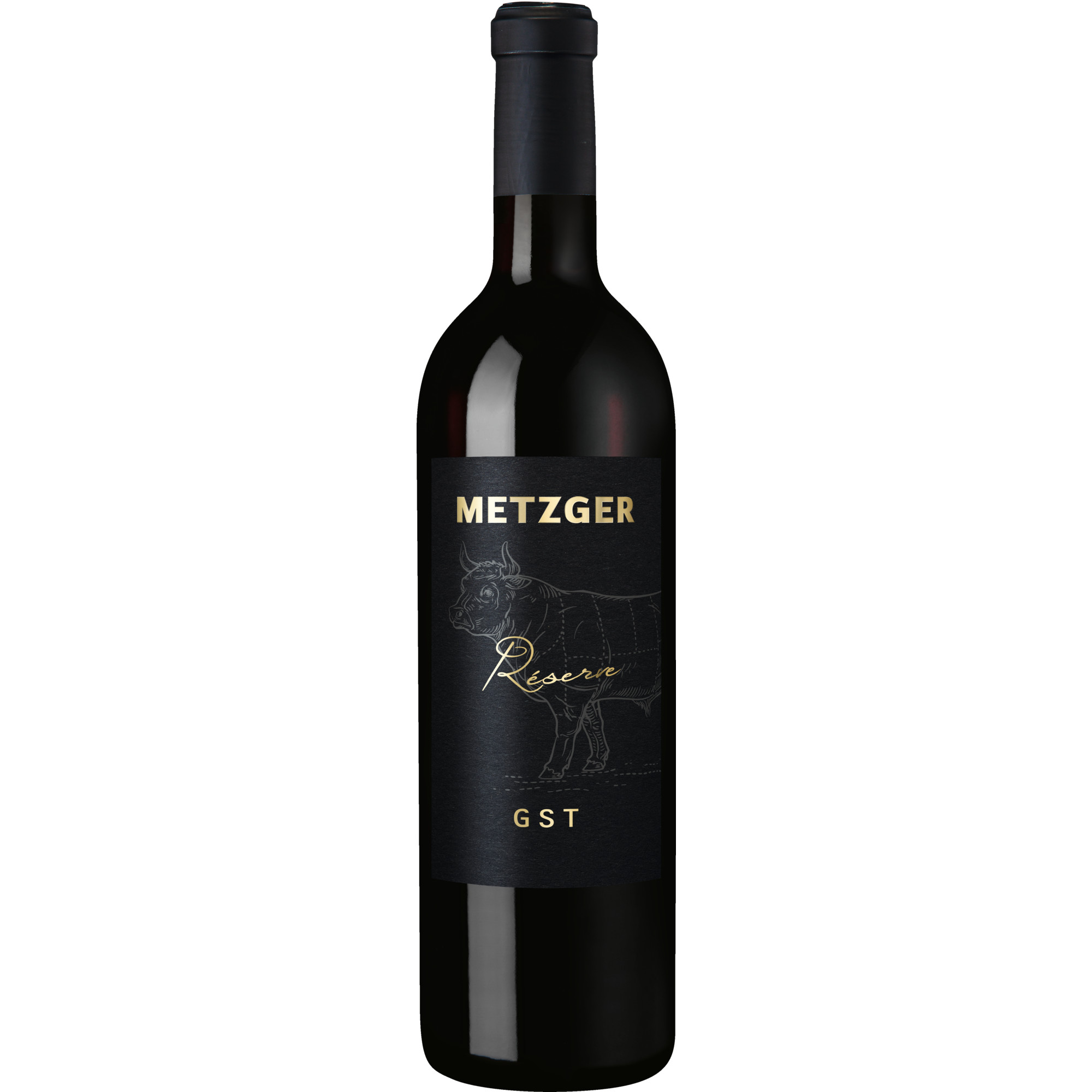 Metzger GST Cuvée Rot Réserve, Trocken, Pfalz, Pfalz, 2022, Rotwein