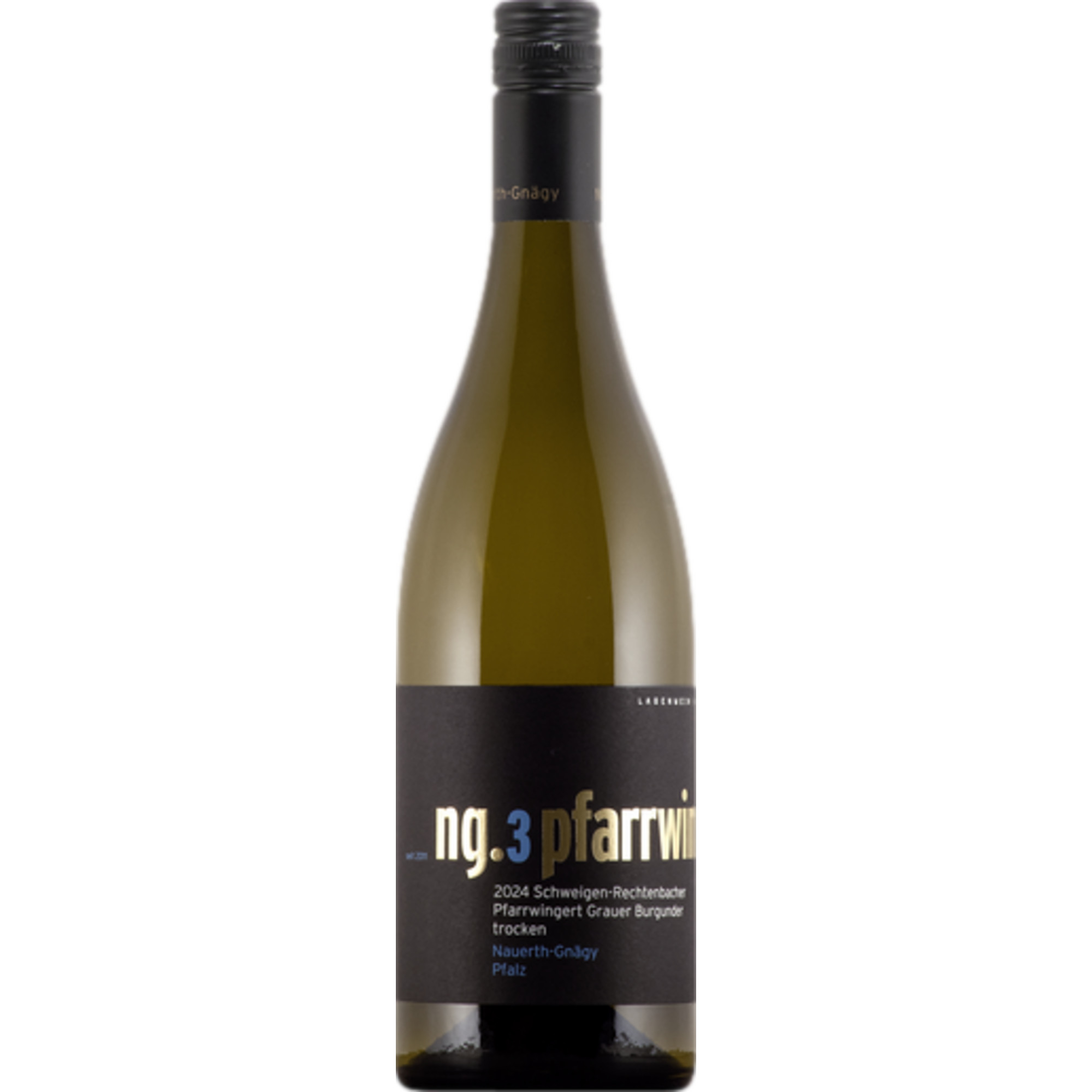 Pfarrwingert Grauer Burgunder ng.3, Trocken, Pfalz, Pfalz, 2024, Weißwein