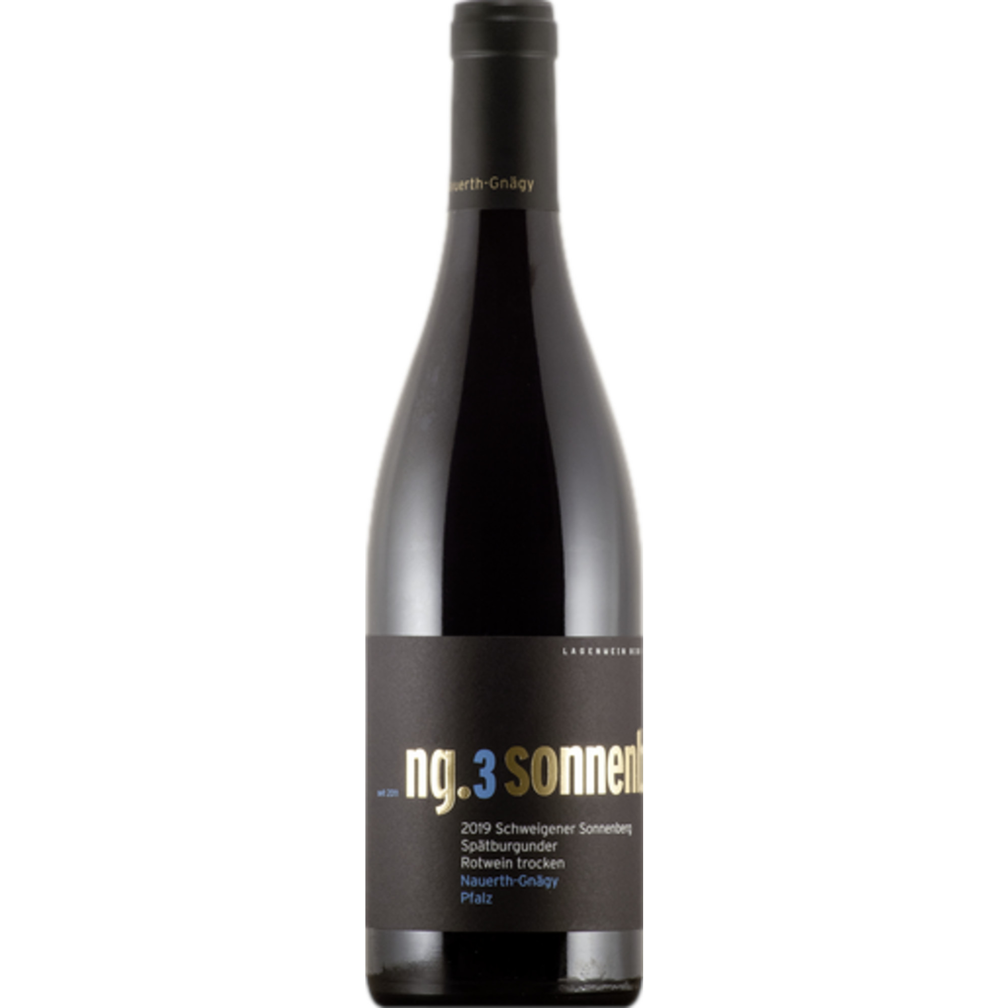 Sonnenberg Spätburgunder ng.3, Trocken, Pfalz, Pfalz, 2019, Rotwein