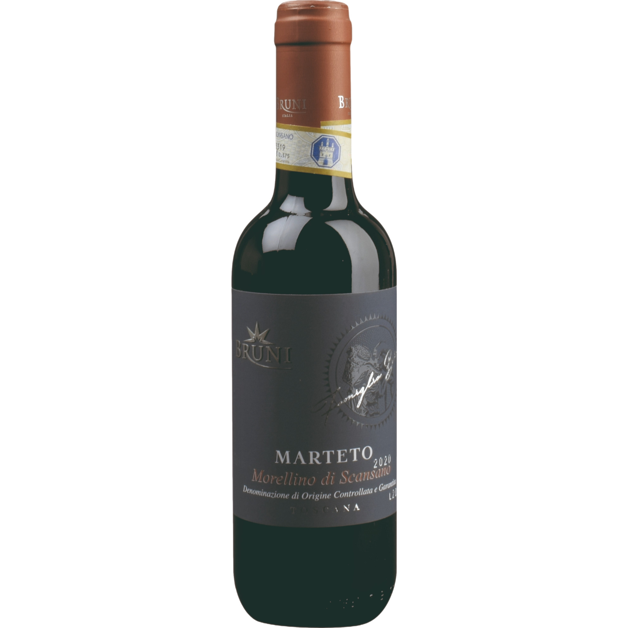 Azienda Agricola Bruni Marteto, Morellino di Scansano DOCG, 0,375 L, Toskana, 2022, Rotwein