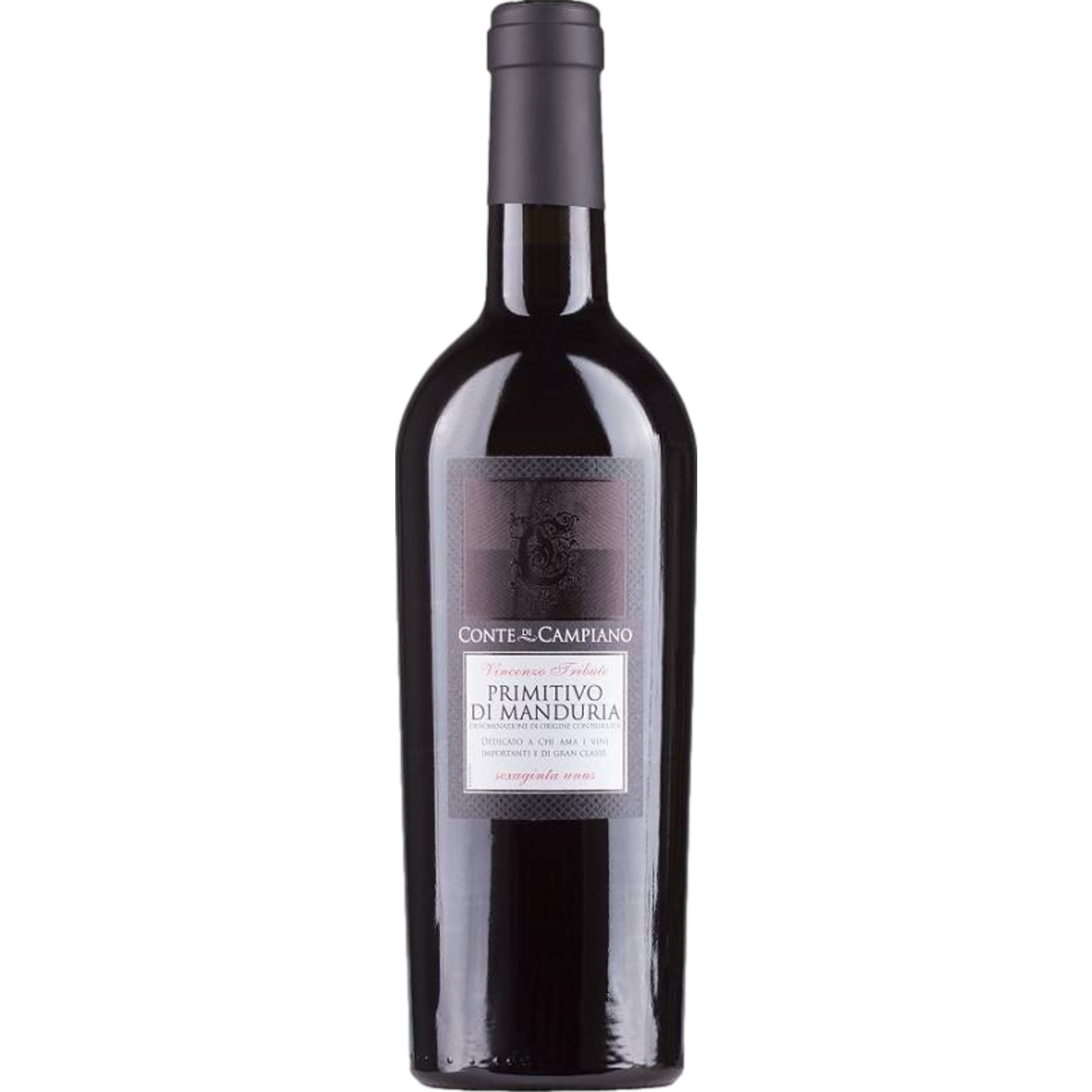 Conte di Campiano Primitivo di Manduria, Primitivo di Manduria DOC, Apulien, 2023, Rotwein