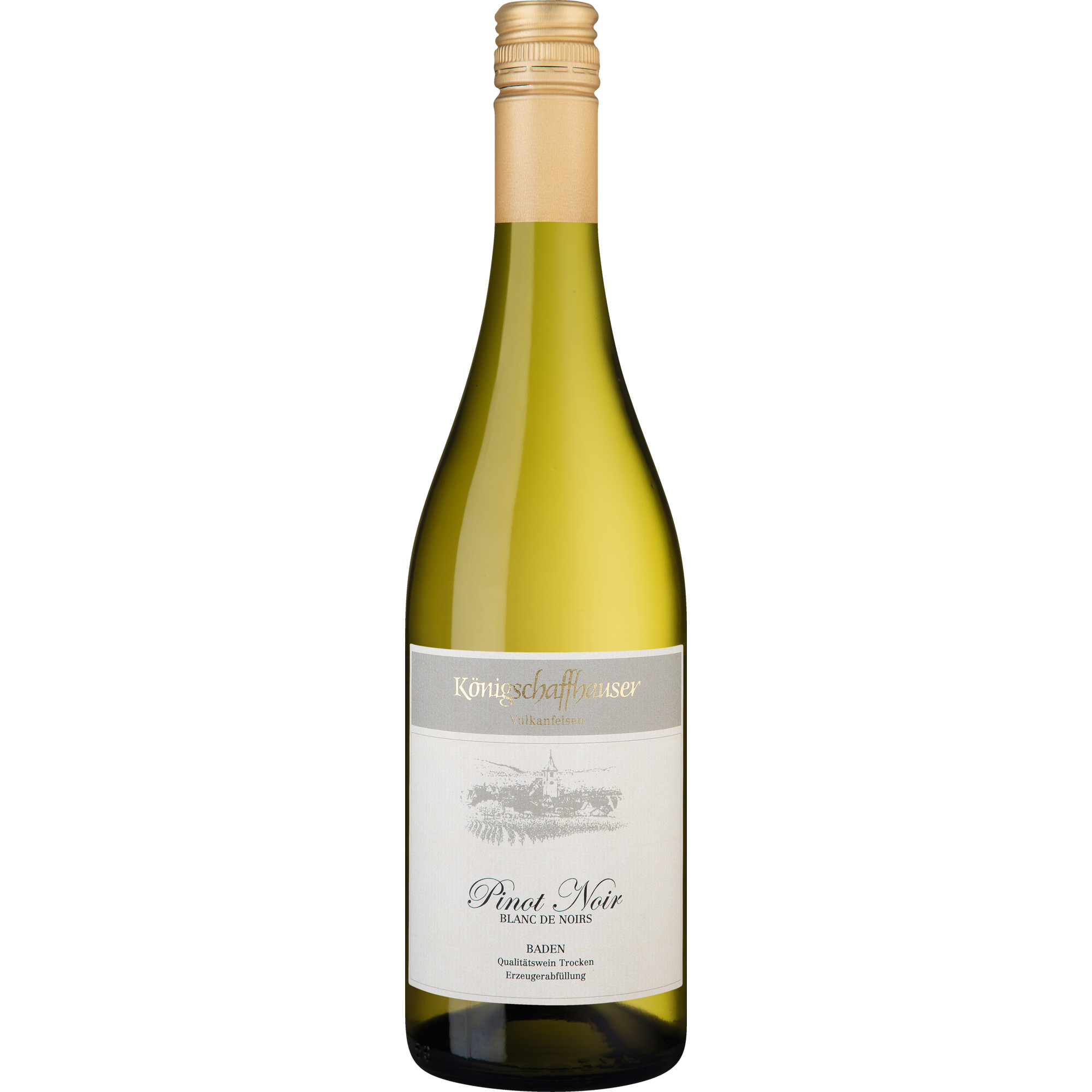 Königschaffhauser Vulkanfelsen Blanc de Noirs, Trocken, Baden, Baden, 2025, Weißwein