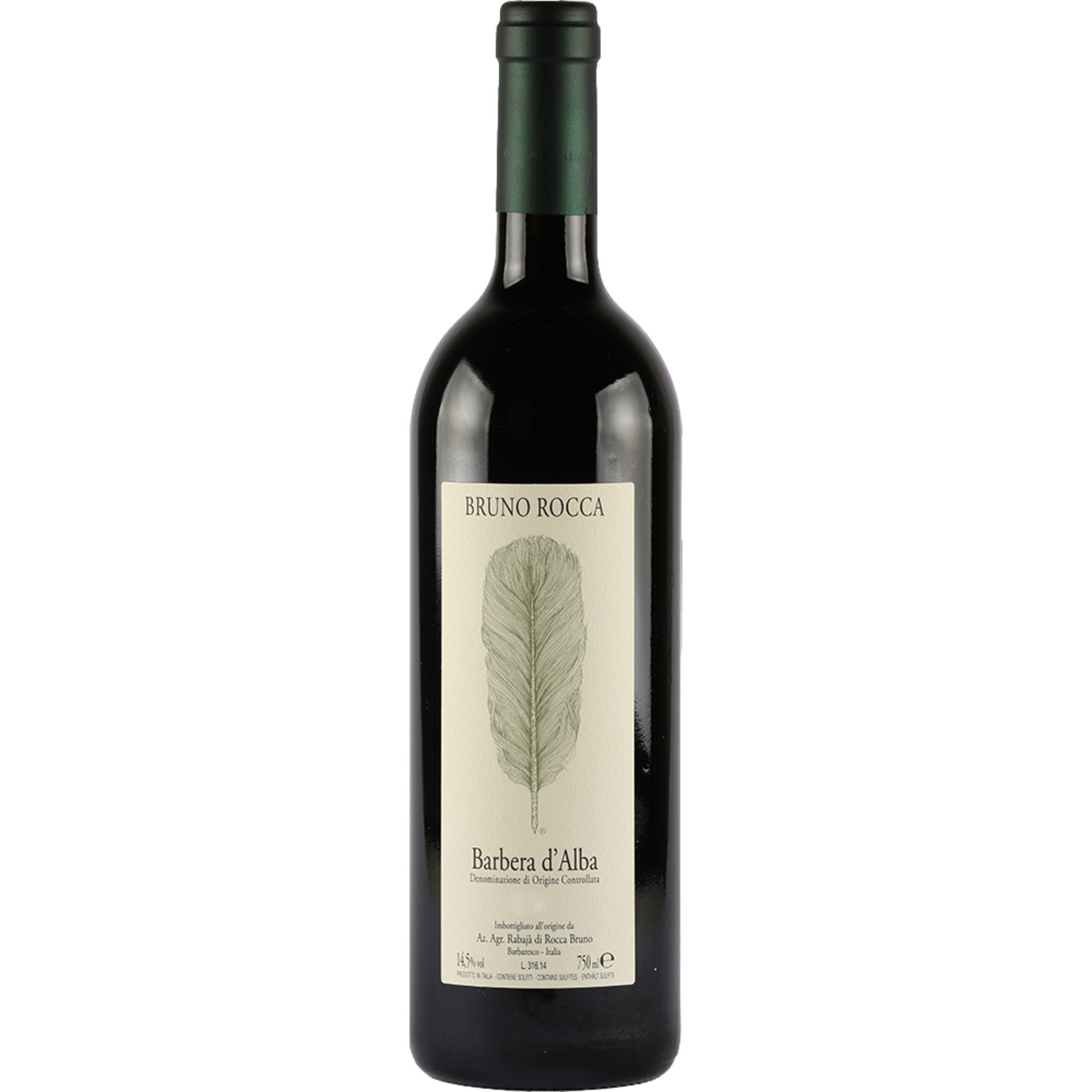 Bruno Rocca Barbera d'Alba, Barbera d'Alba DOC, Piemont, 2023, Rotwein