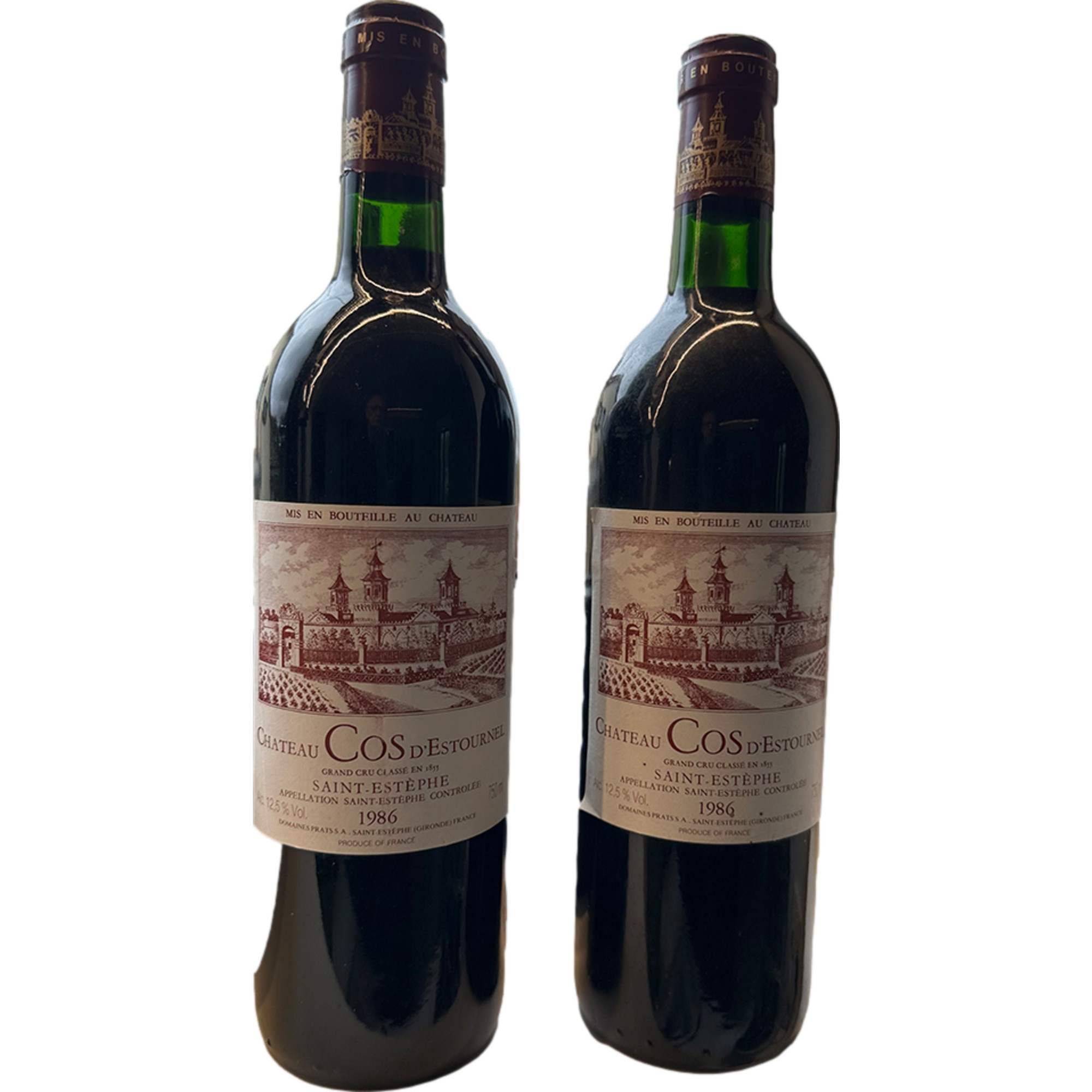 Château Cos d'Estournel, Saint-Estèphe AOP, 2eme Cru Classé, Bordeaux, 1986, Rotwein