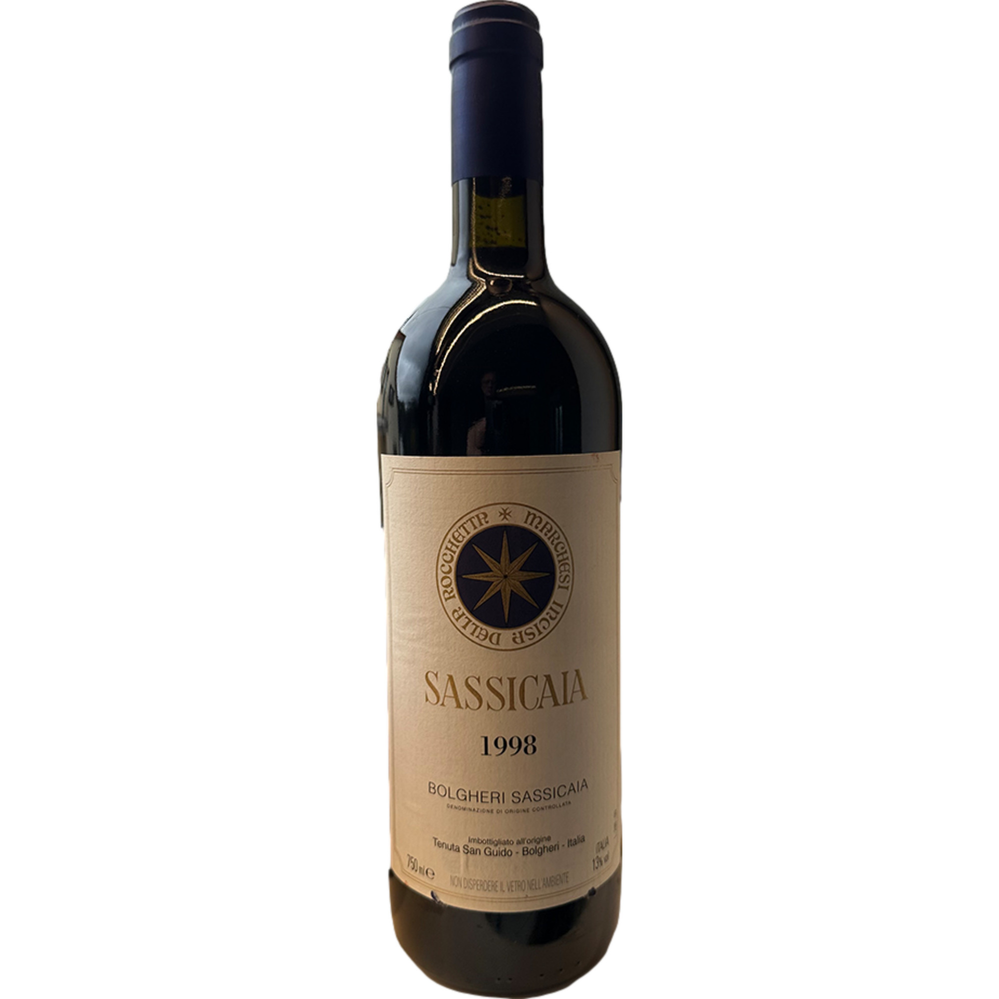 Tenuta San Guido Sassicaia, Bolgheri DOC, Toskana, 1998, Rotwein