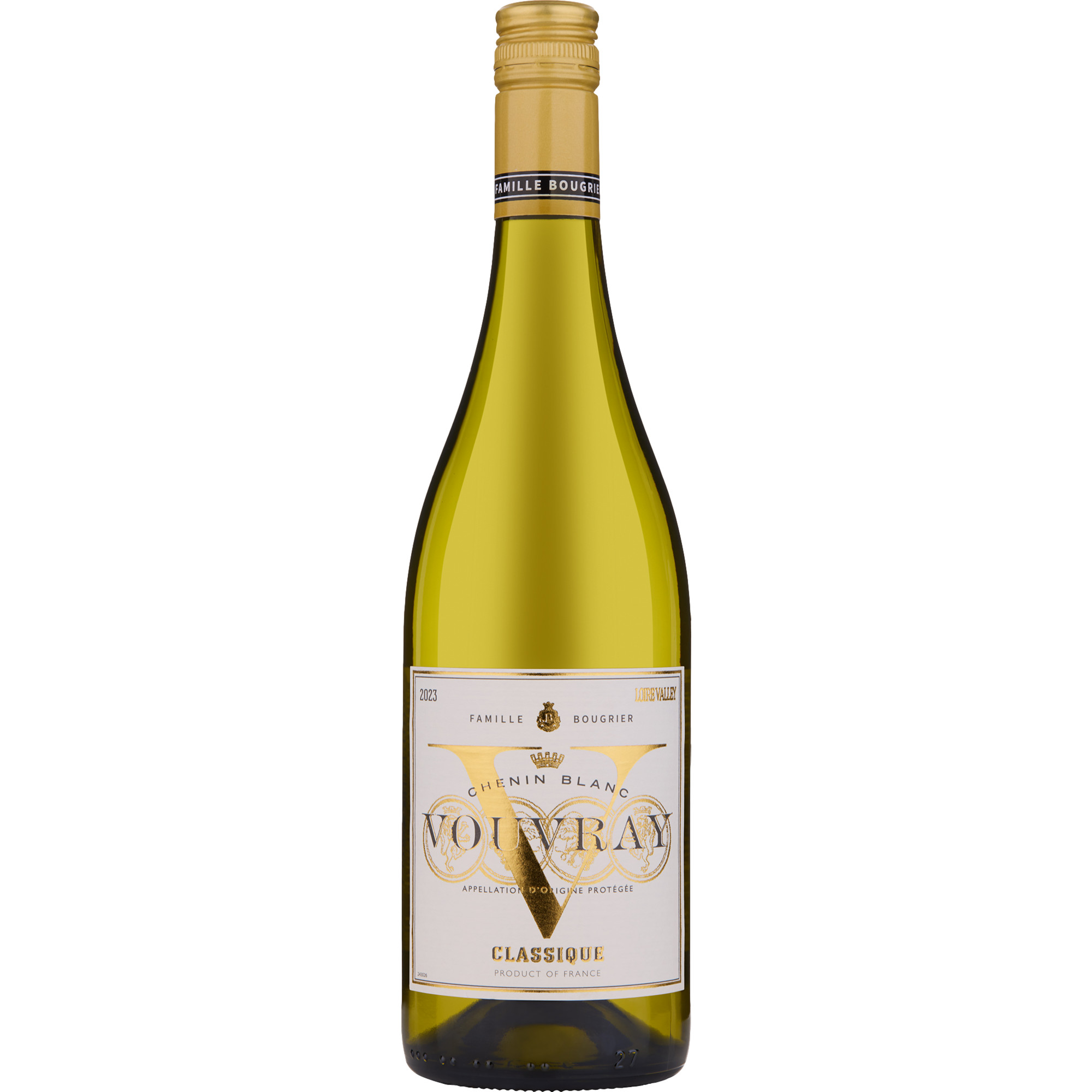 Bougrier Vouvray Demis-Sec, Vouvray AOP, Loire, 2024, Weißwein