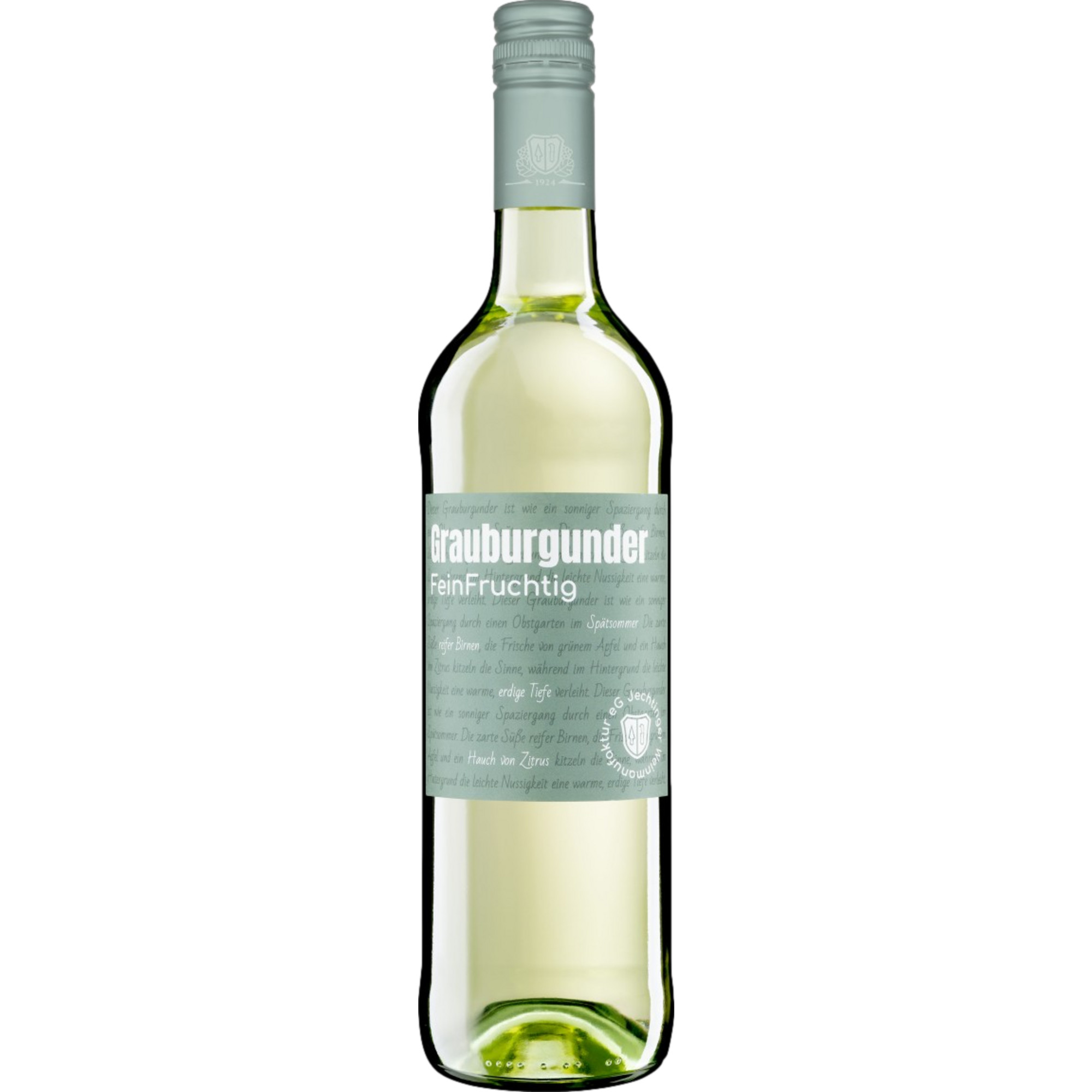 Jechtinger FeinFruchtig Grauburgunder, Feinfruchtig, Baden, Baden, 2024, Weißwein