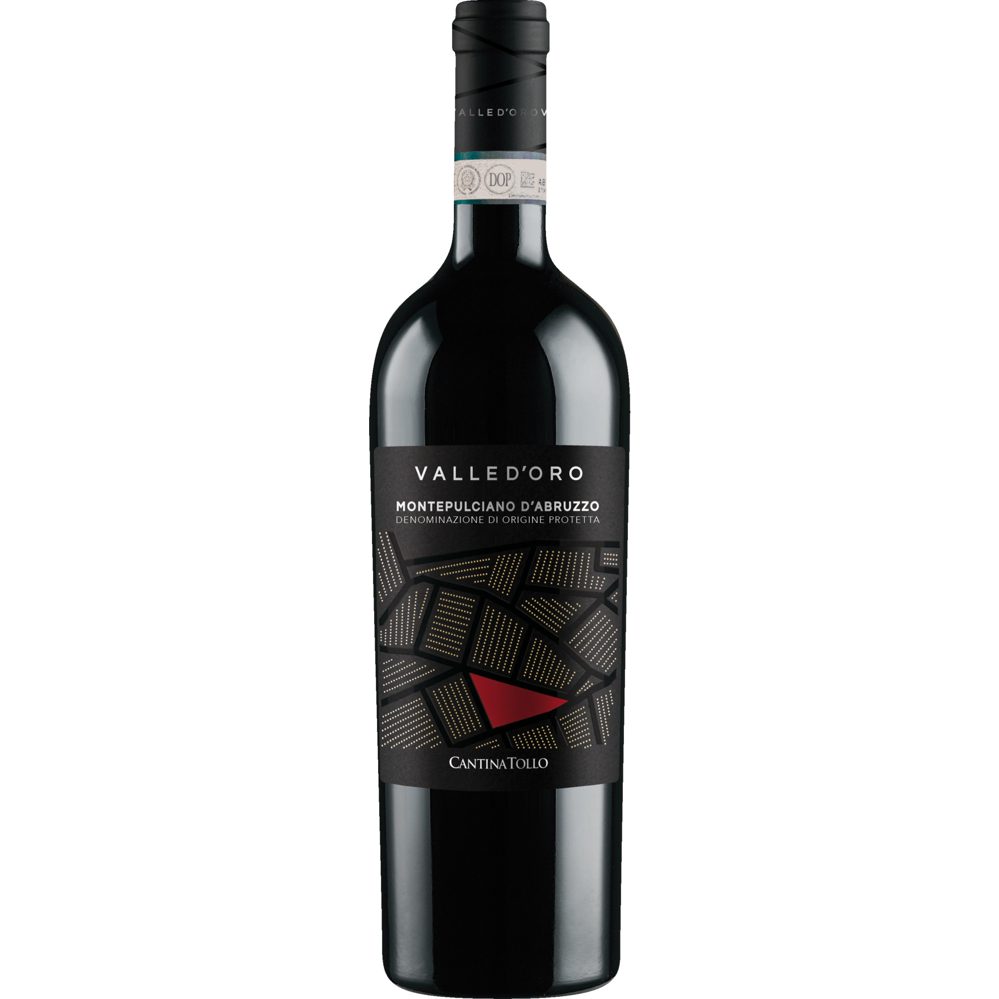 Valle d'Oro Montepulciano, Montepulciano d'Abruzzo DOP, Abruzzen, 2023, Rotwein