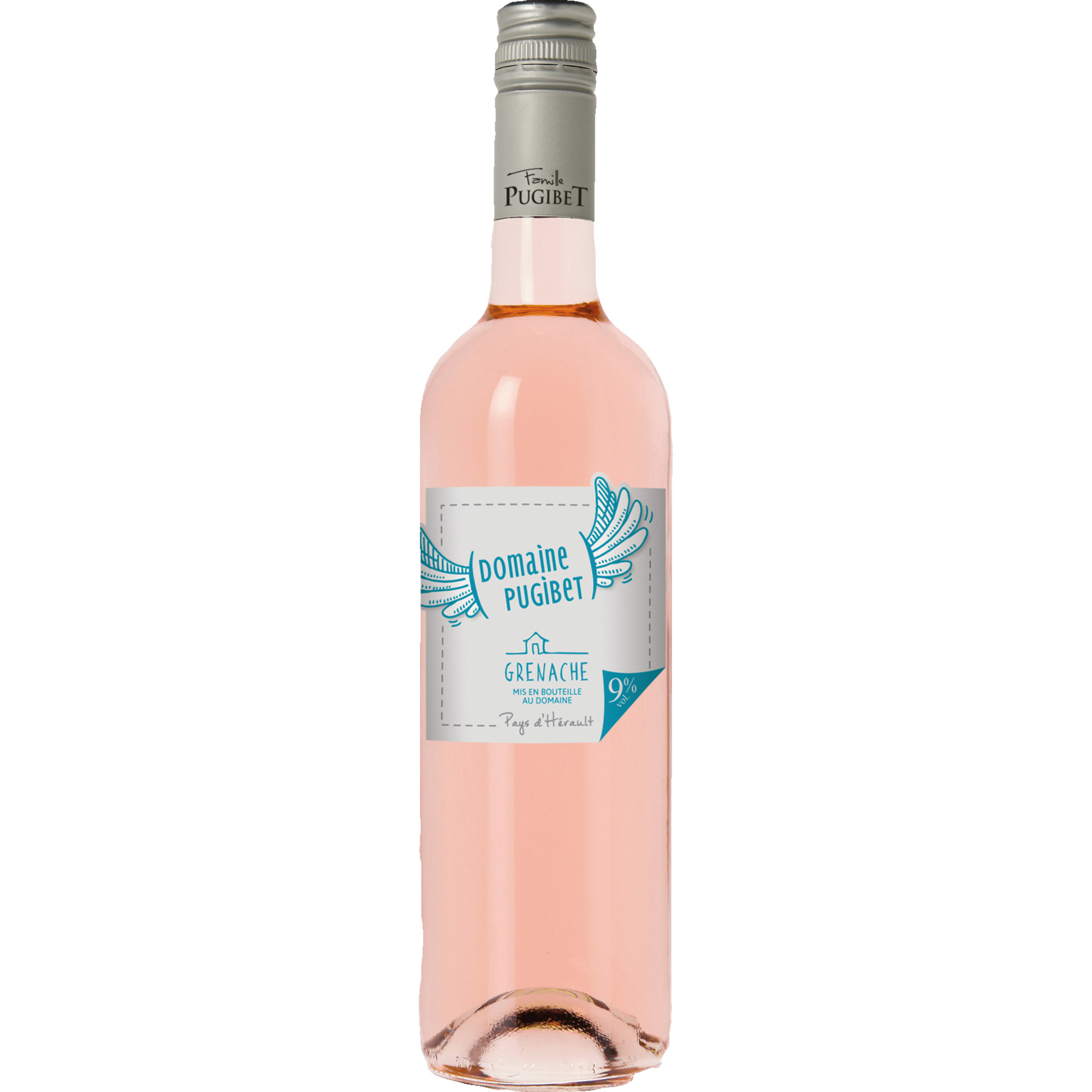 Domaine Pugibet Grenache Rosé, Pays de l'Herault IGP, Languedoc-Roussillon, 2025, Roséwein