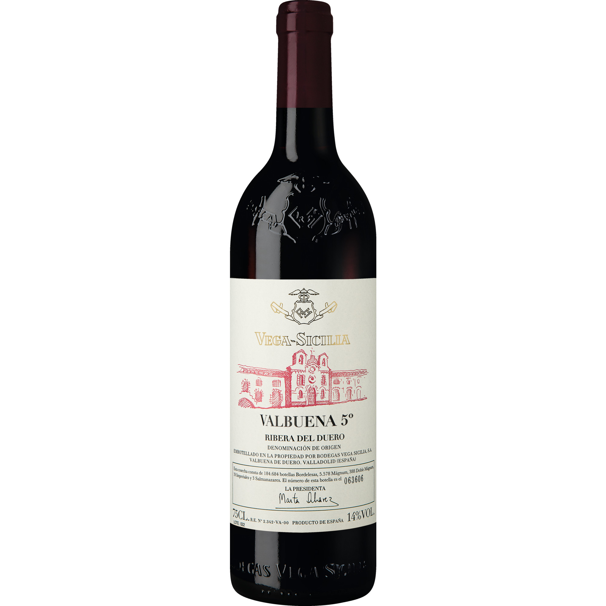 Vega Sicilia Valbuena 5, Ribera del Duero DO, Kastilien - León, 2021, Rotwein