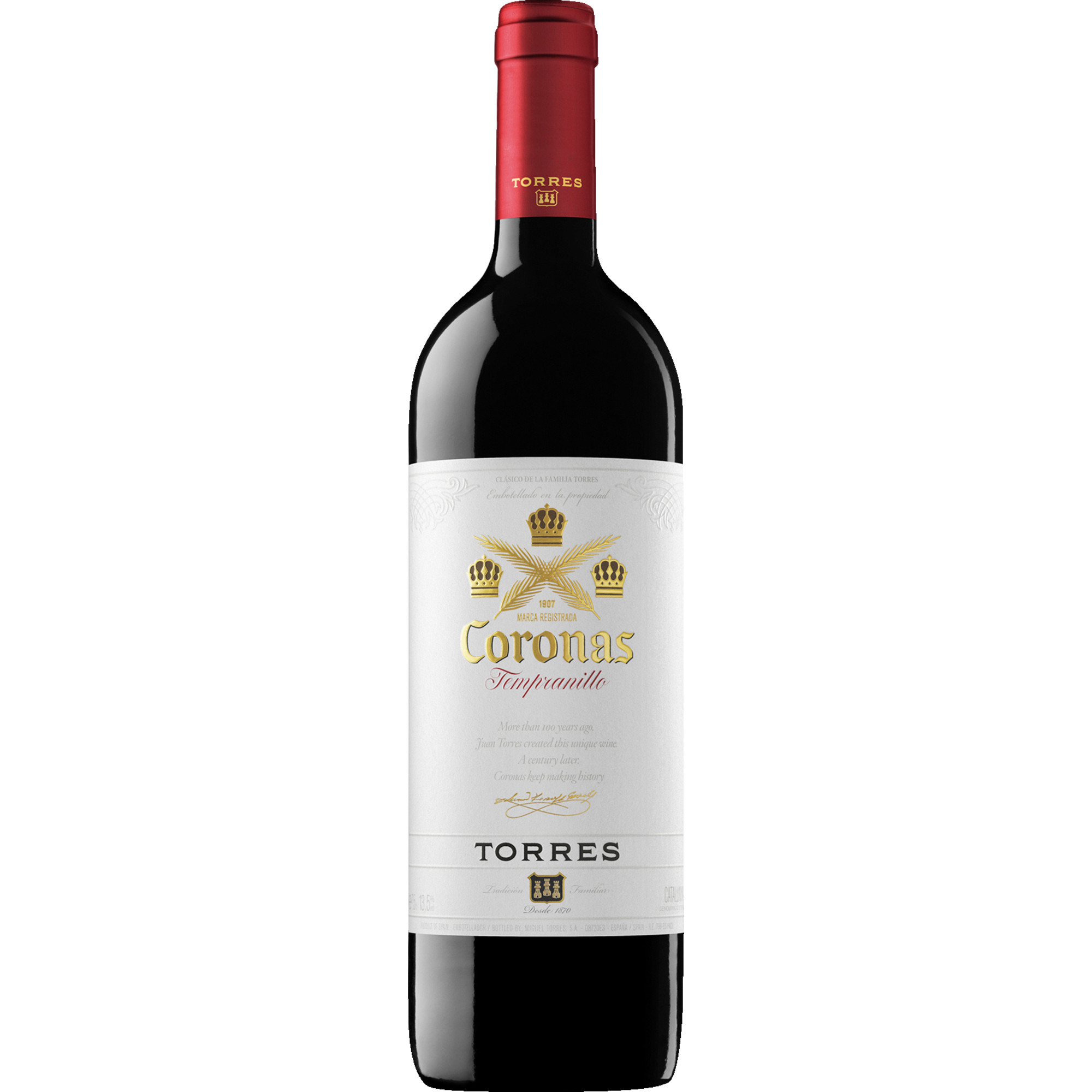 Coronas Tempranillo, Catalunya DO, Katalonien, 2023, Rotwein