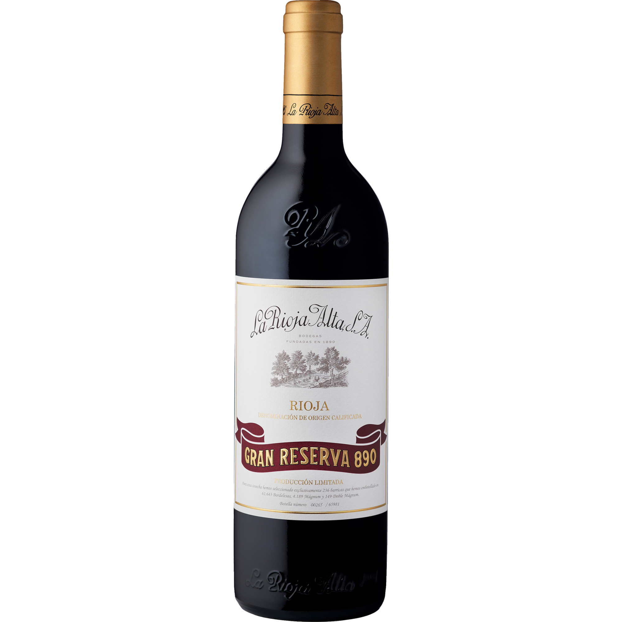 La Rioja Alta 890 Rioja Gran Reserva, Rioja DOCa, Magnum, Rioja, 2011, Rotwein