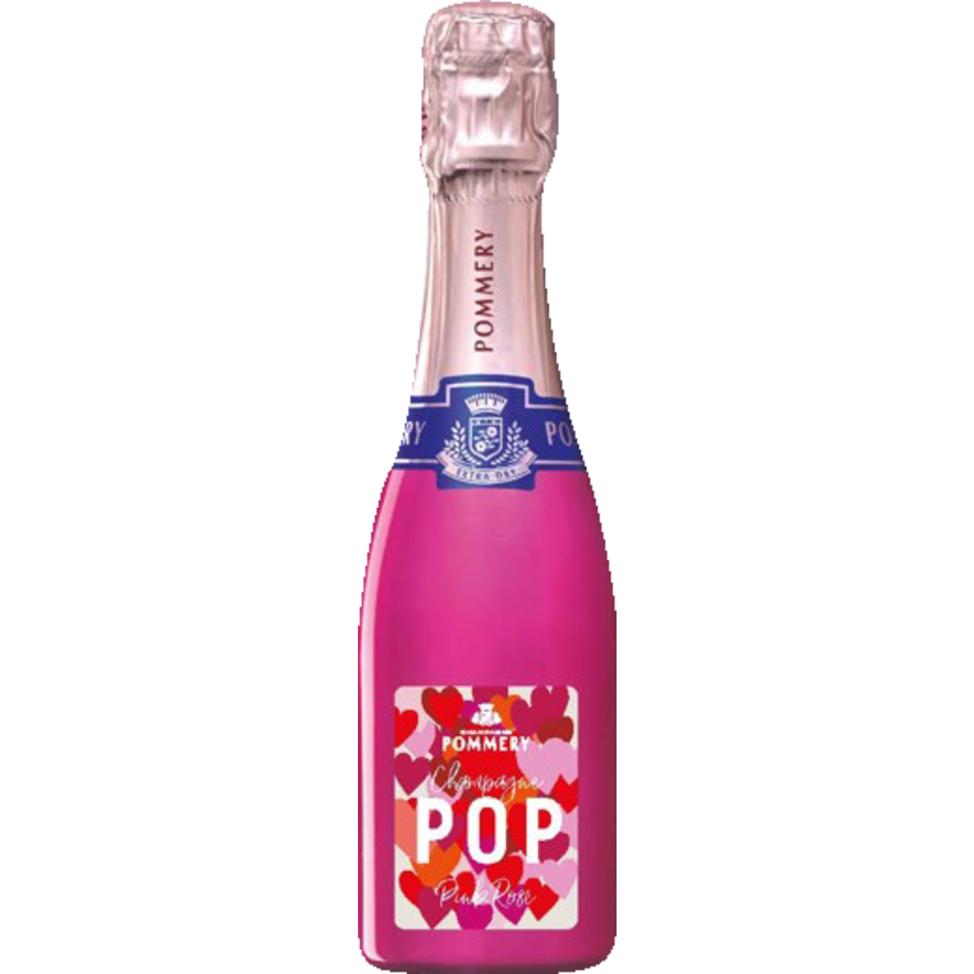 Champagner Pommery Pink POP Hearts