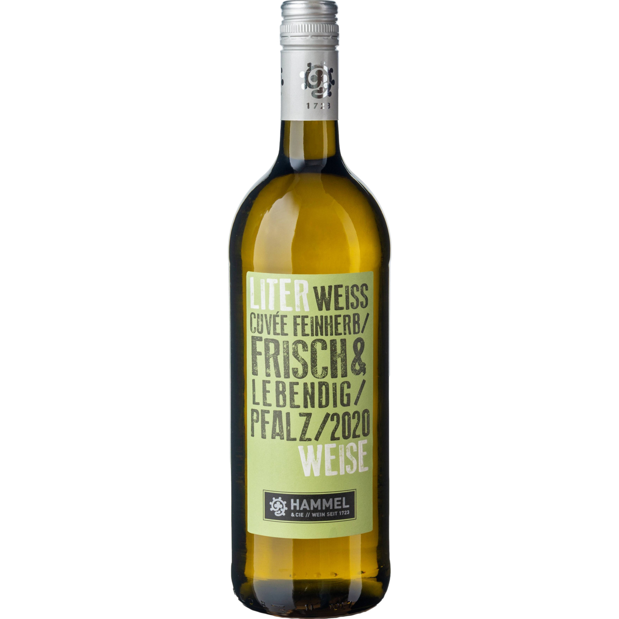 Hammel Literweise Cuvee, Feinherb, Pfalz, 1 L, Pfalz, 2023, Weißwein