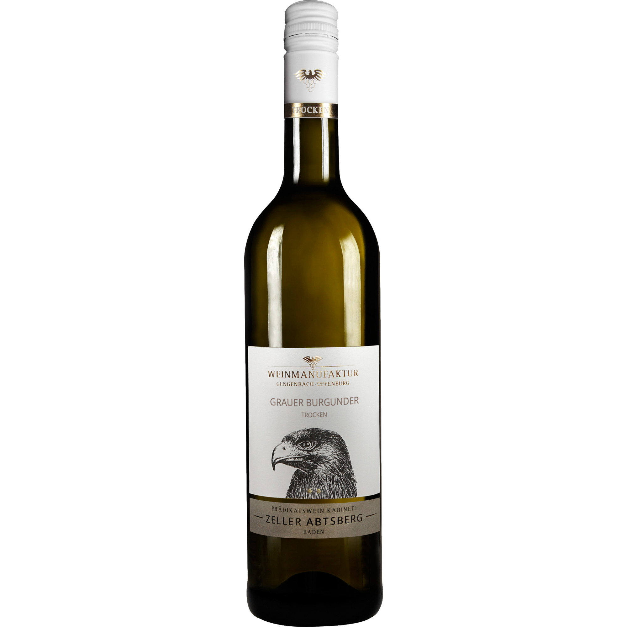 Grauer Burgunder Zeller Abtsberg Kabinett, Trocken, Baden, Baden, 2025, Weißwein