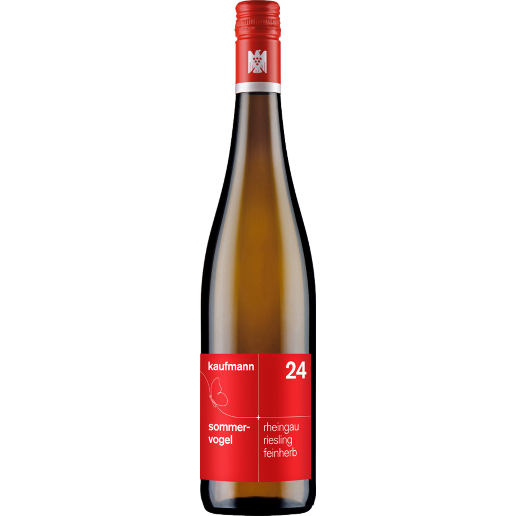 Kaufmann Sommervogel Riesling, Feinherb, Rheingau, Rheingau, 2024, Weißwein
