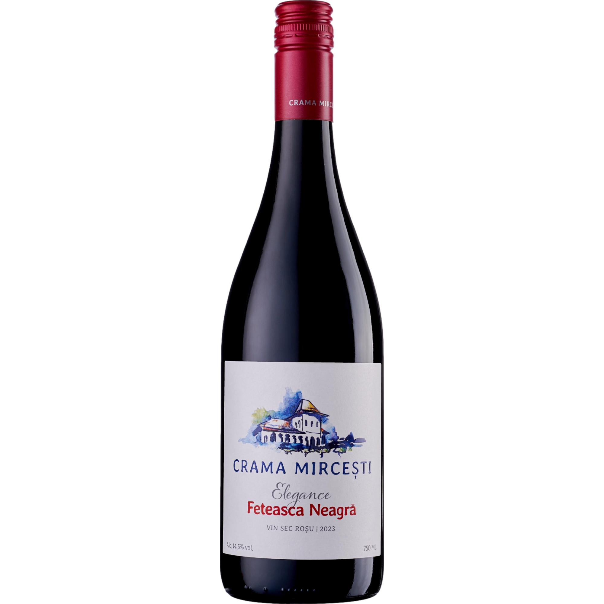 Crama Mircesti Feteasca Neagra Elegance, IGP Codru, Codru, 2023, Rotwein
