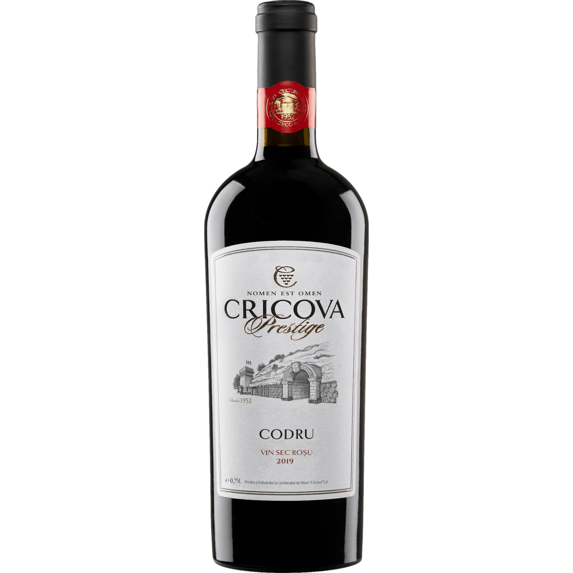 Cricova Prestige Codru, IGP Codru, Codru, 2024, Rotwein