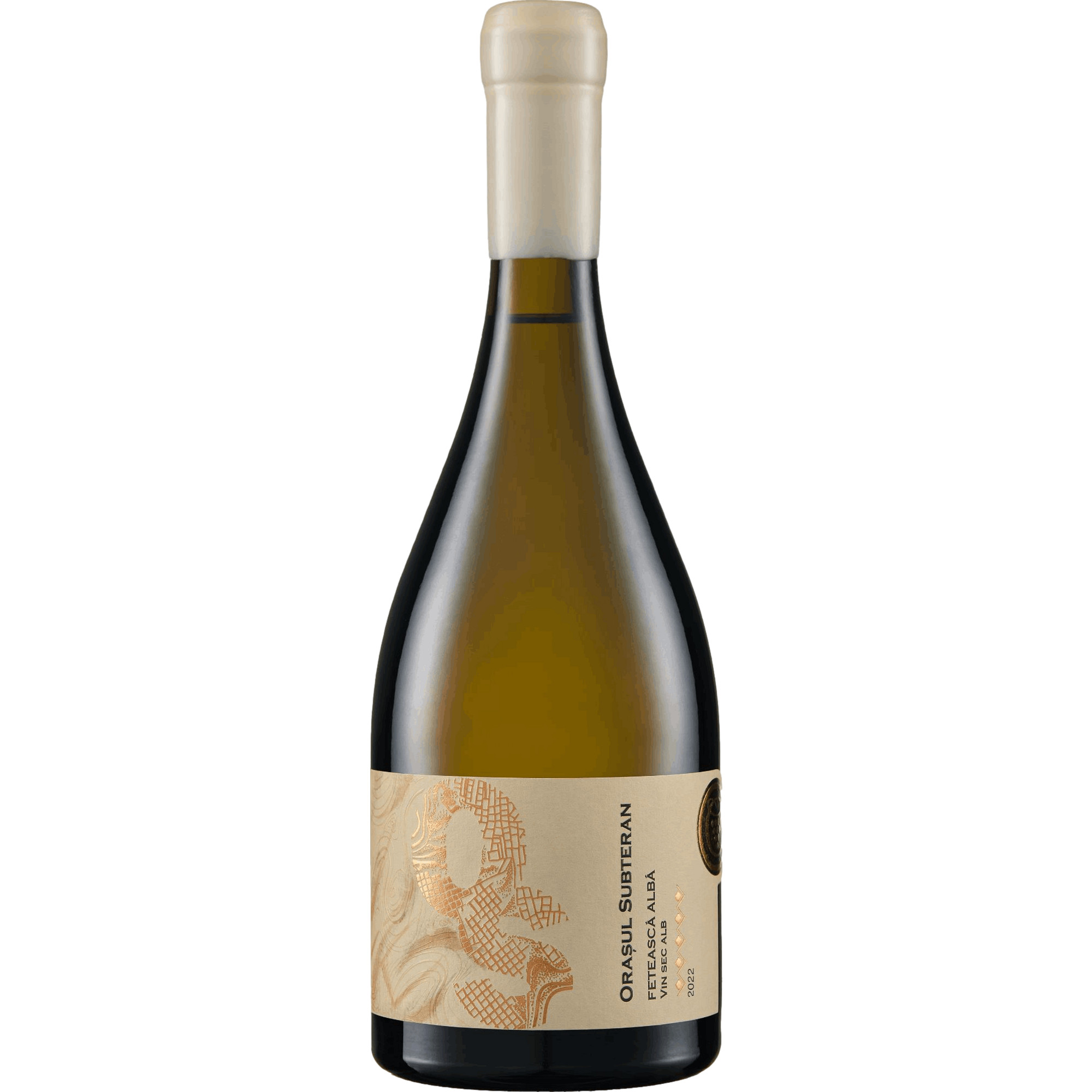 Cricova Orasul Subteran Feteasca Alba, IGP Codru, Codru, 2024, Weißwein