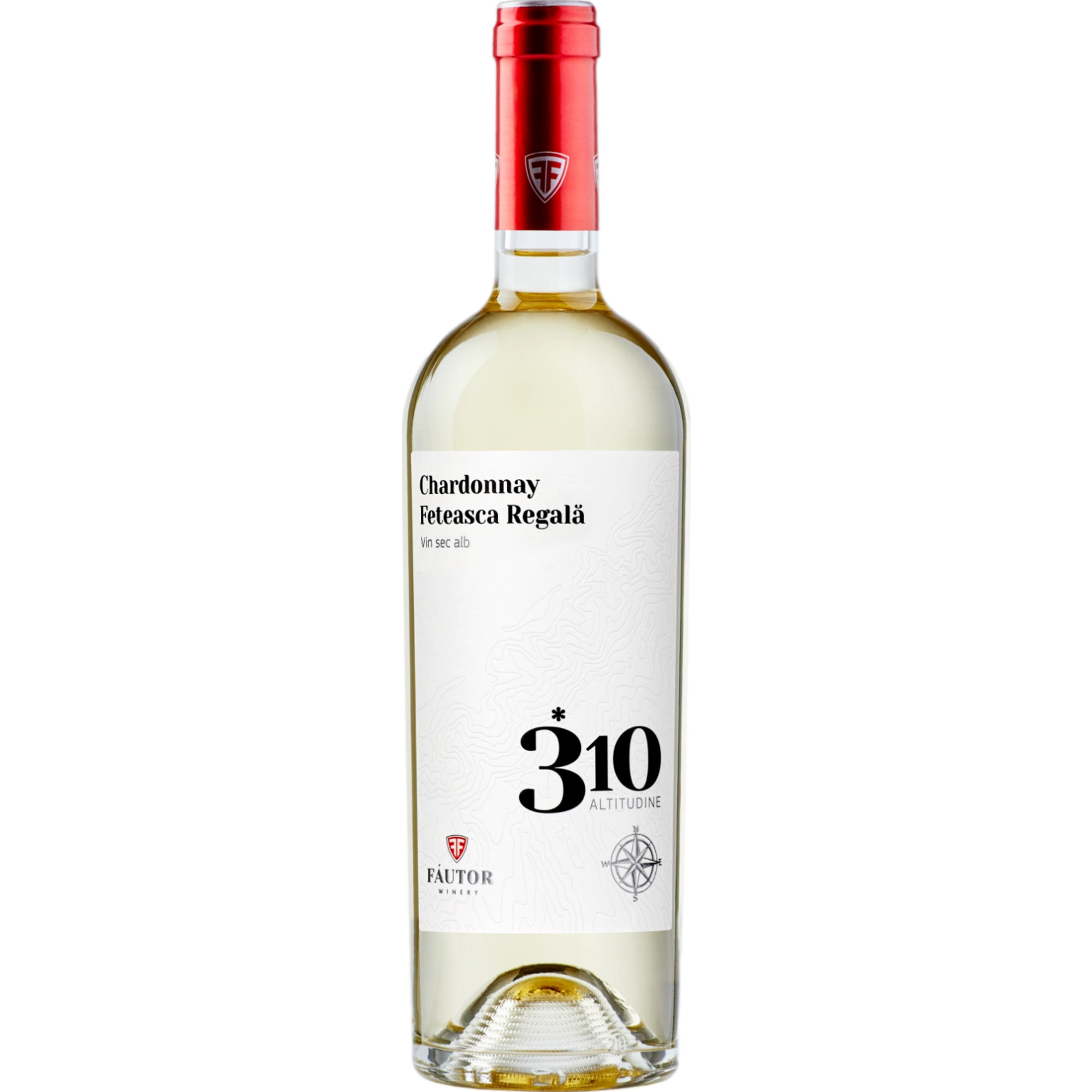 Fautor 310 Altitudine Chardonnay & Feteasca Regala, IGP Valul lui Traian, Valul lul Tralan, 2022, Weißwein