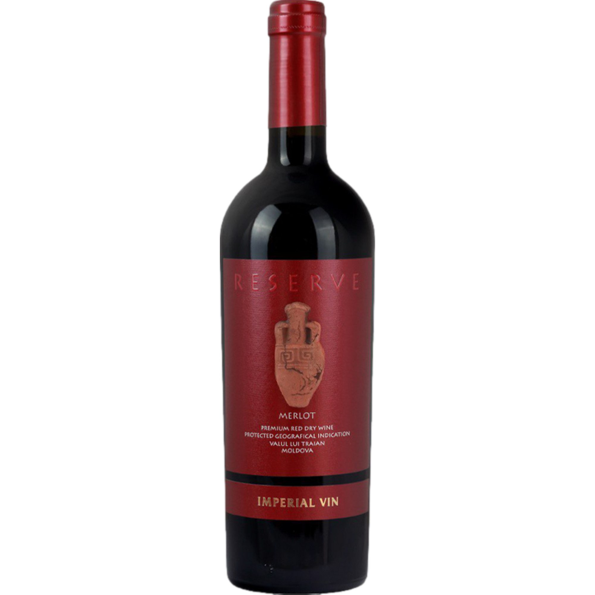 Imperial Vin Amphora Merlot, IGP Valul lui Traian, Valul lul Tralan, 2024, Rotwein