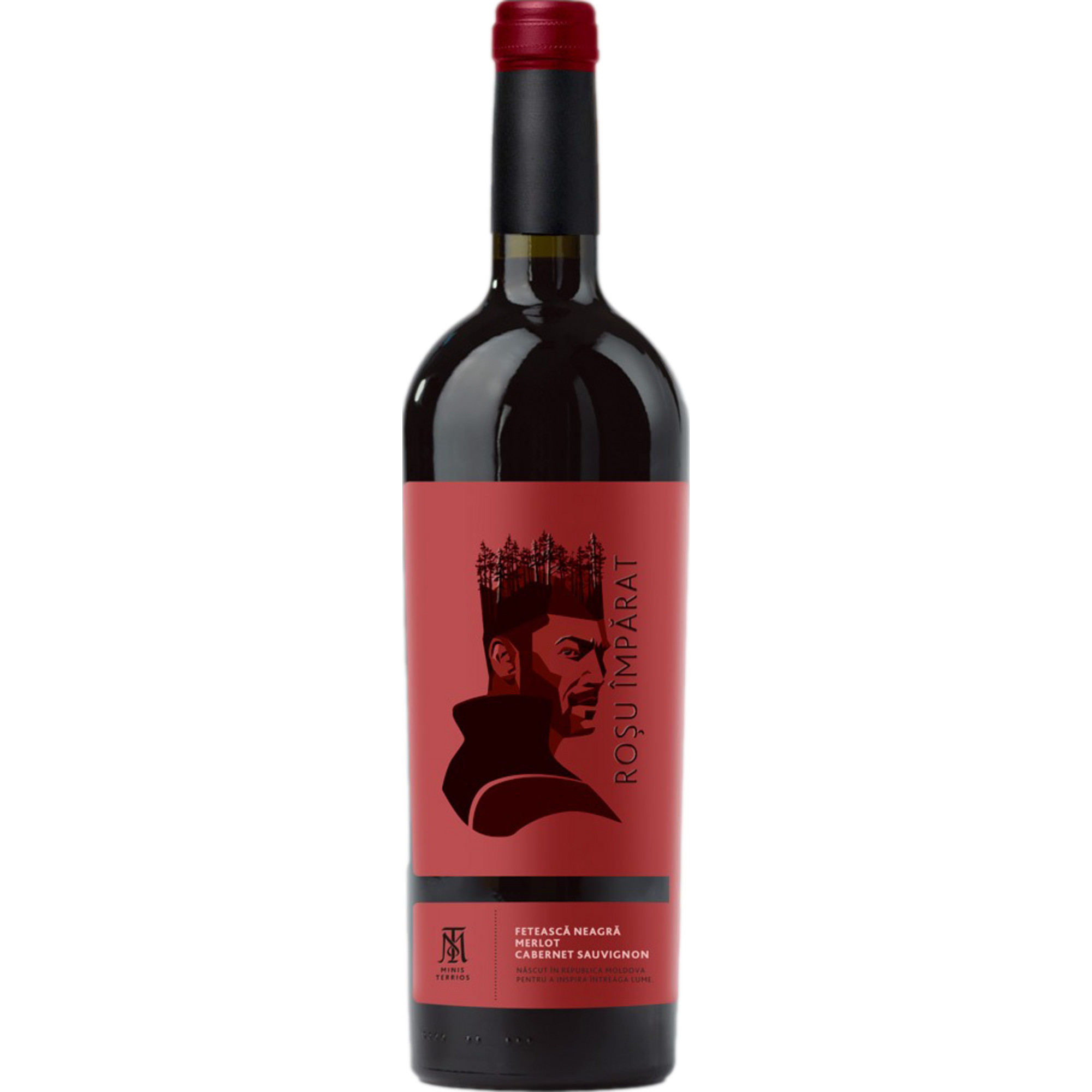 Minis Terrios Rosu Imparat, IGP Valul lui Traian, Valul lul Tralan, 2021, Rotwein