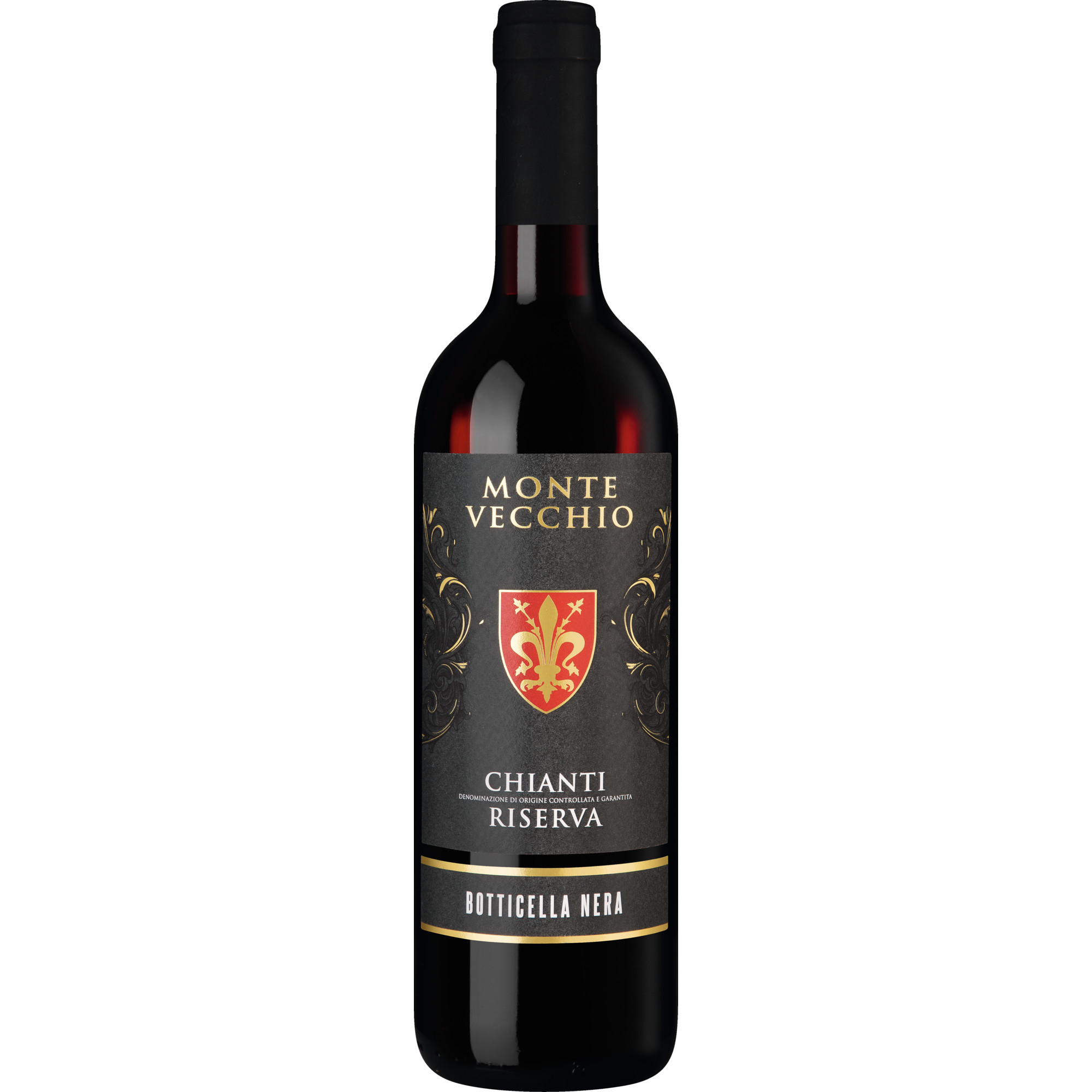 Monte Vecchio Chianti Riserva Boticella Nera, Chianti Riserva DOCG, Toskana, 2021, Rotwein