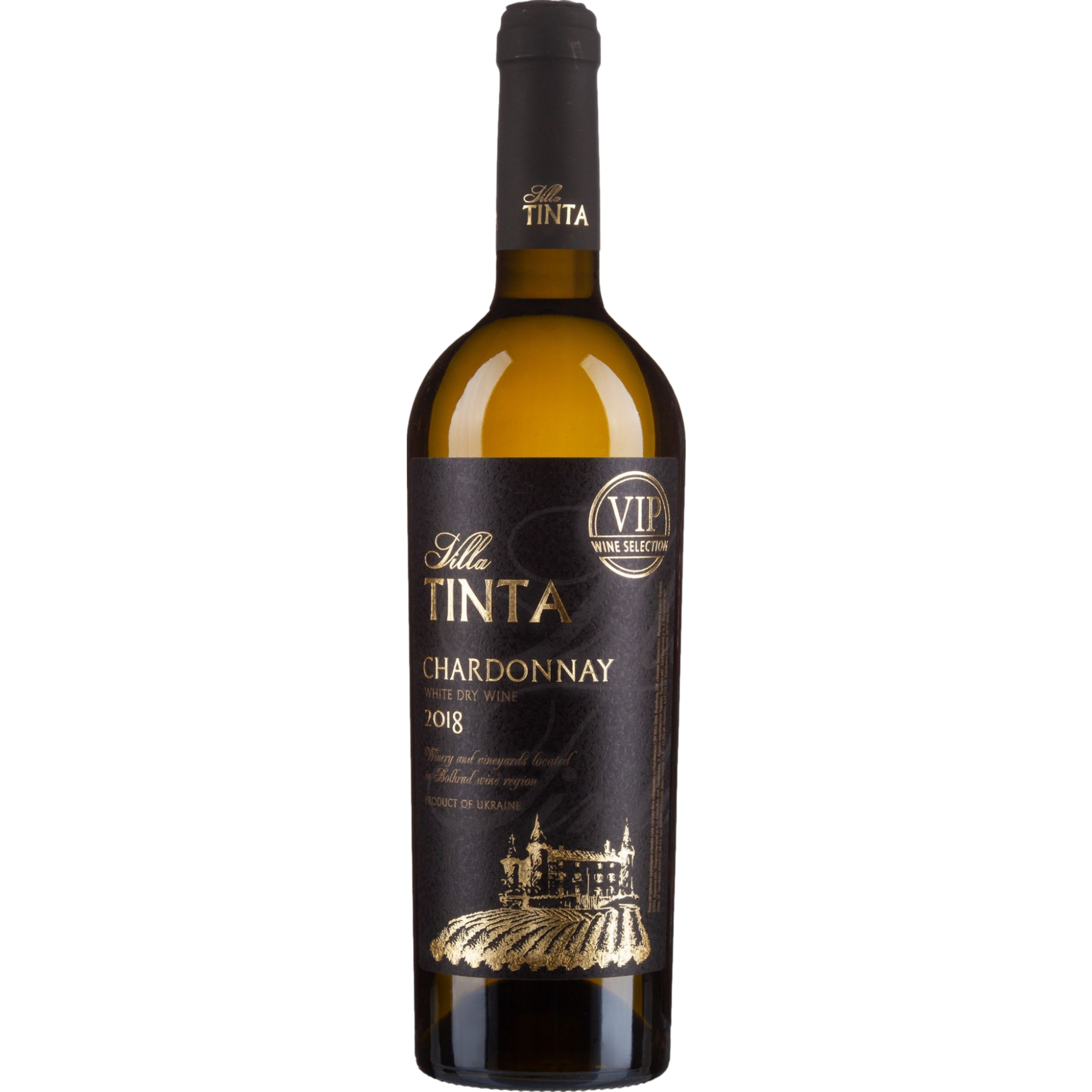 Villa Tinta VIP Chardonnay, Schwarzes Meer, Schwarzes Meer, 2018, Weißwein